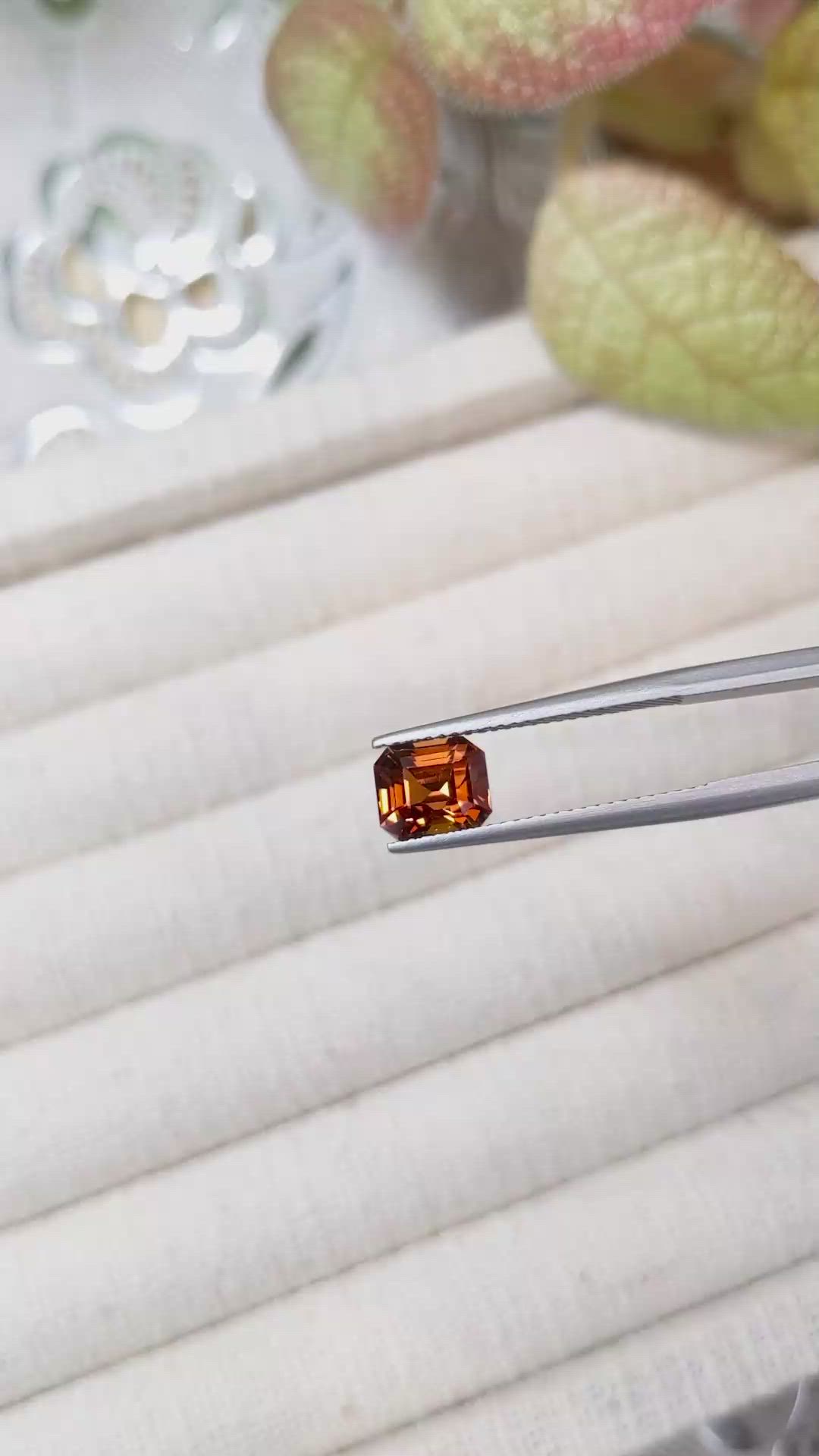2.22 Ct. Spessartite Garnet from Madagascar Size Video