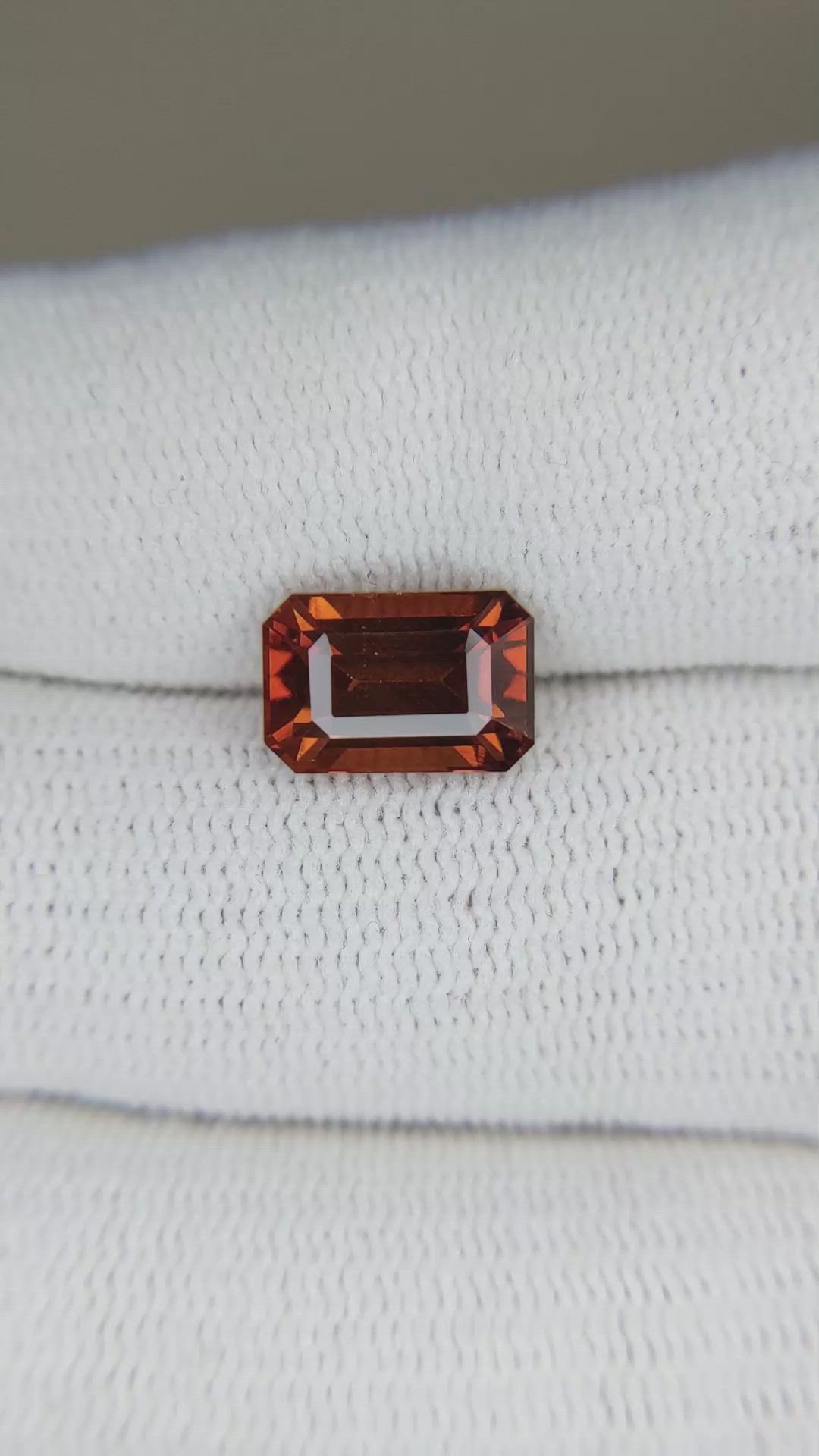 3.69 Ct. Spessartite Garnet from Madagascar Size Video