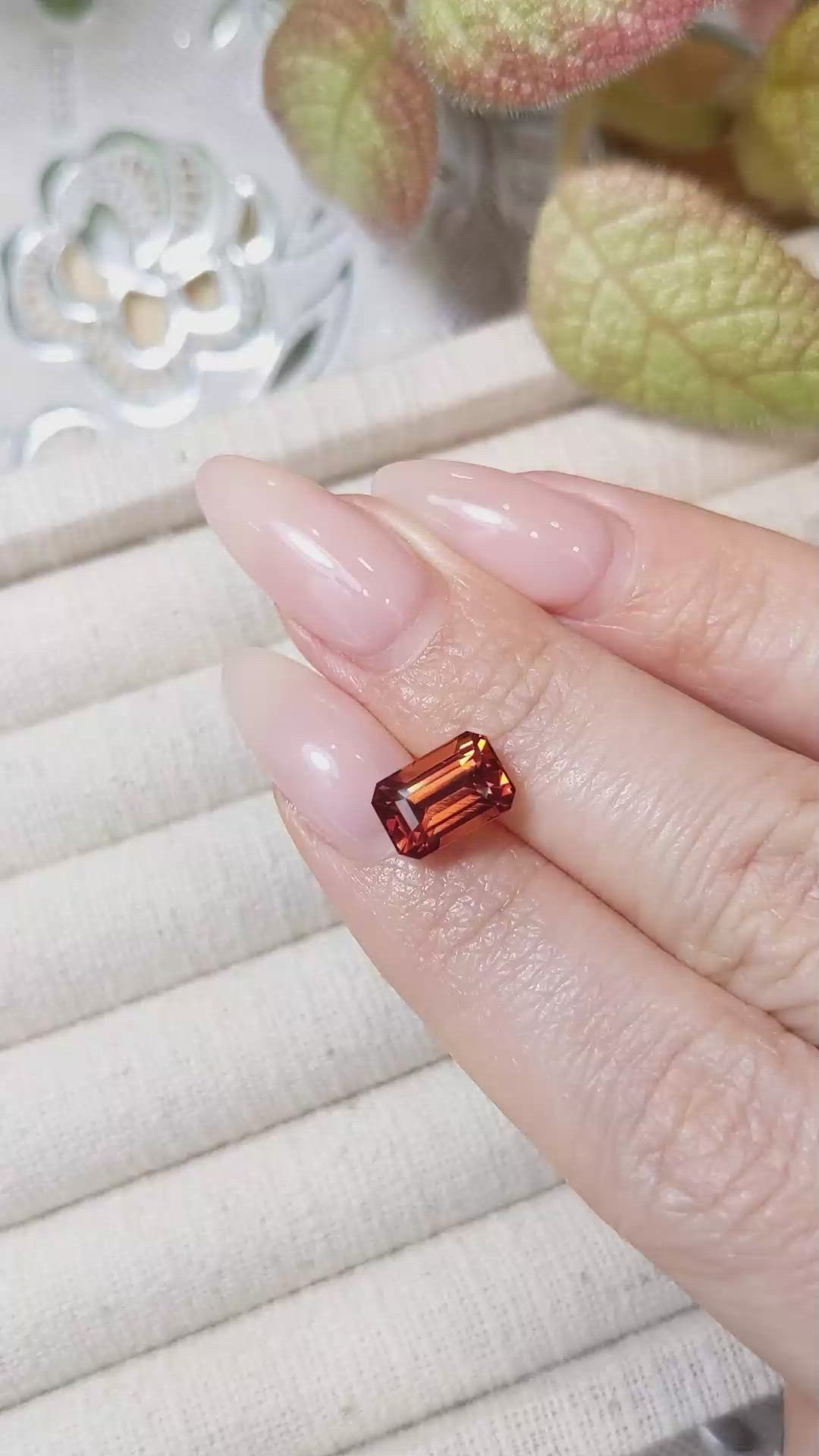 3.69 Ct. Spessartite Garnet from Madagascar Size Video