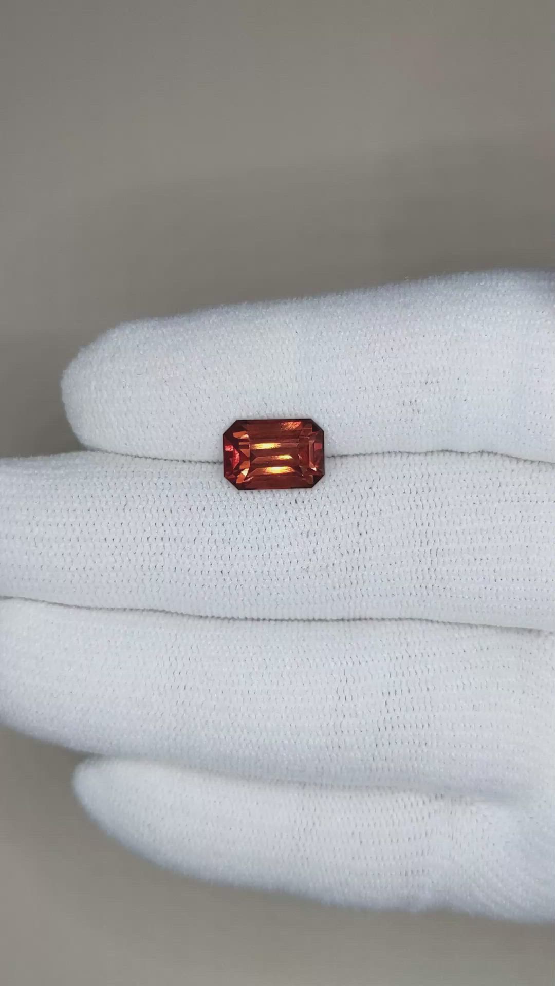 4.04 Ct. Spessartite Garnet from Madagascar Size Video