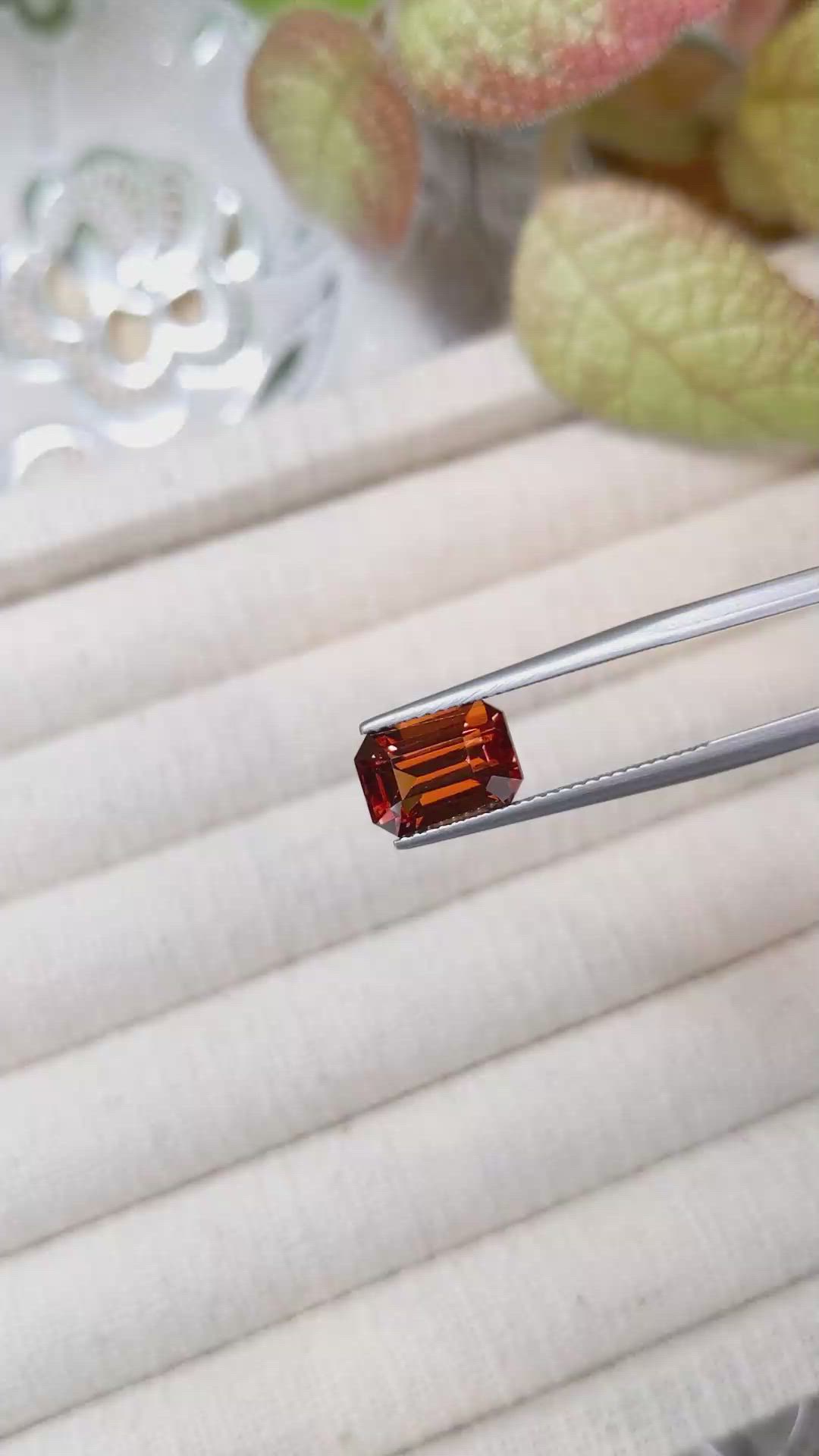 4.04 Ct. Spessartite Garnet from Madagascar Size Video