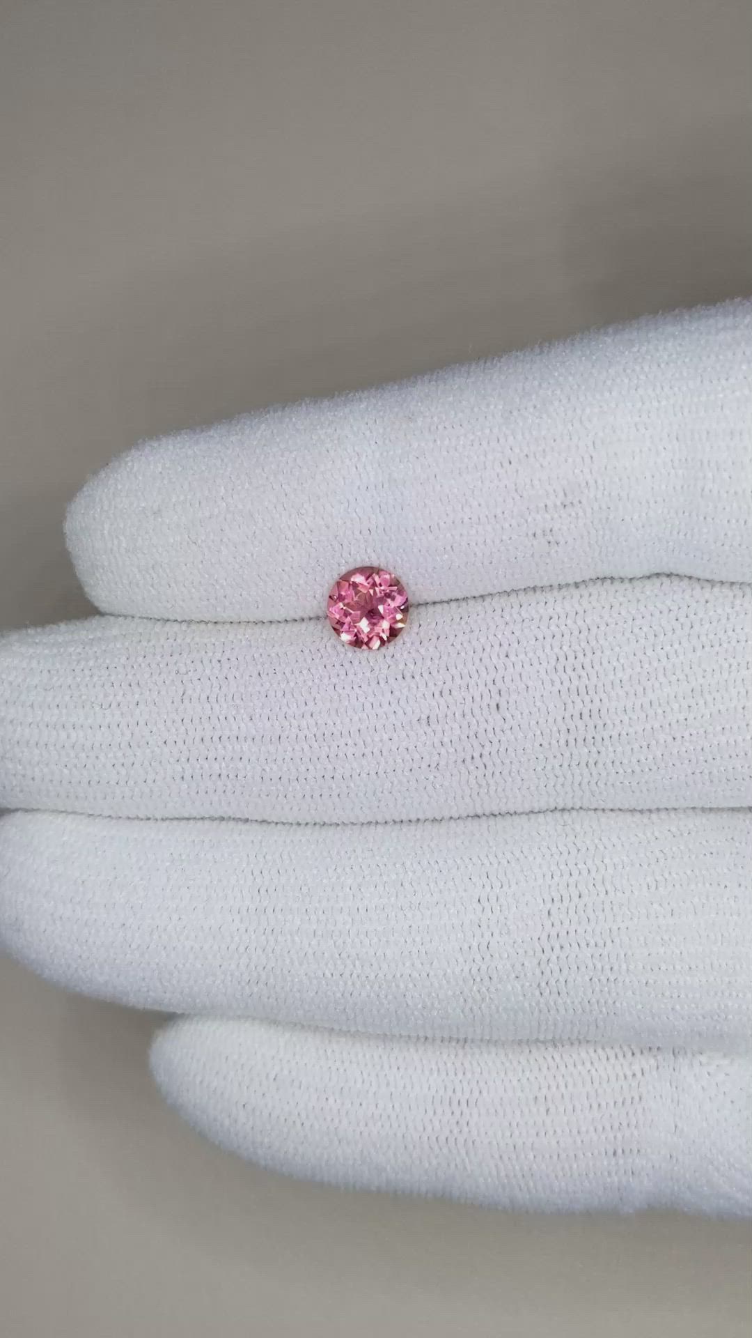 0.82 Ct. Tourmaline from Mozambique Size Video