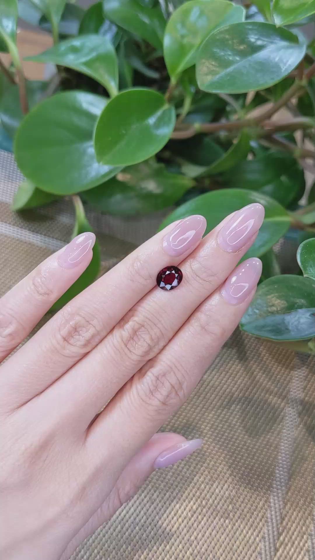 1.99 Ct. Garnet from Madagascar Size Video