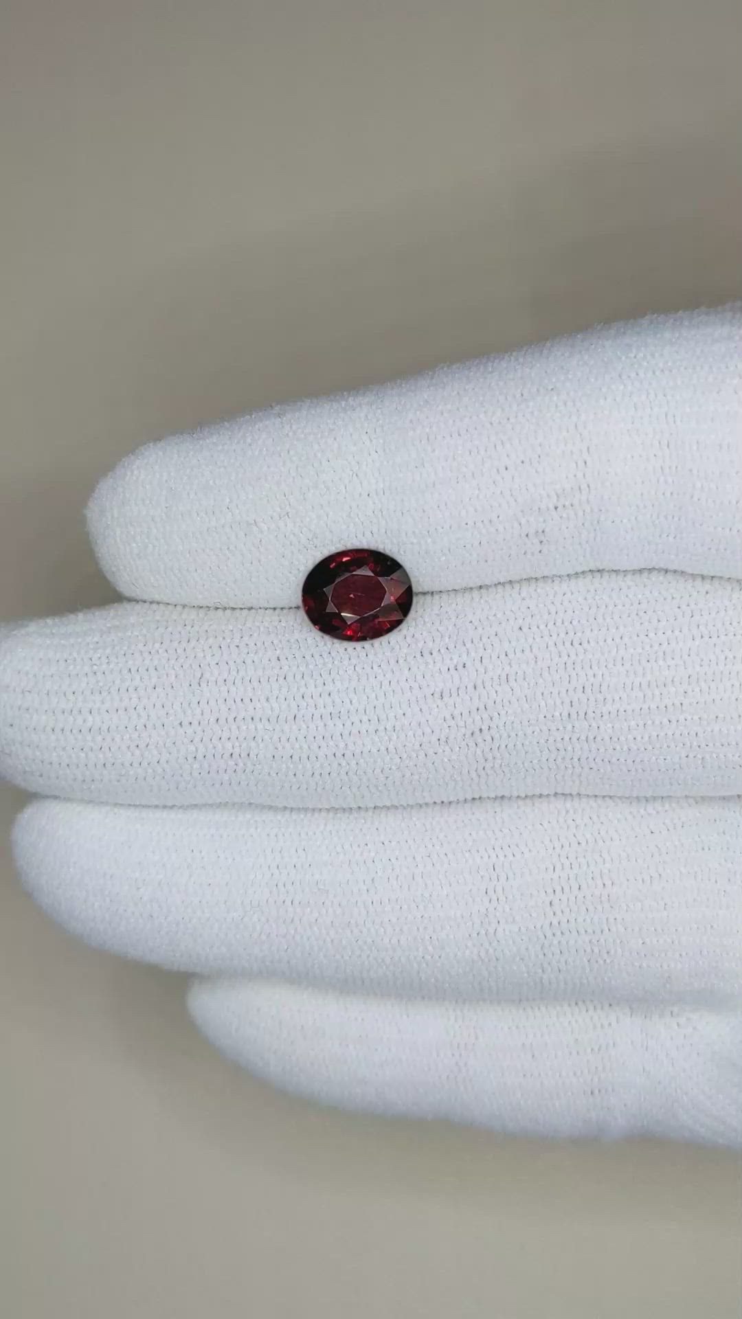 1.99 Ct. Garnet from Madagascar Size Video
