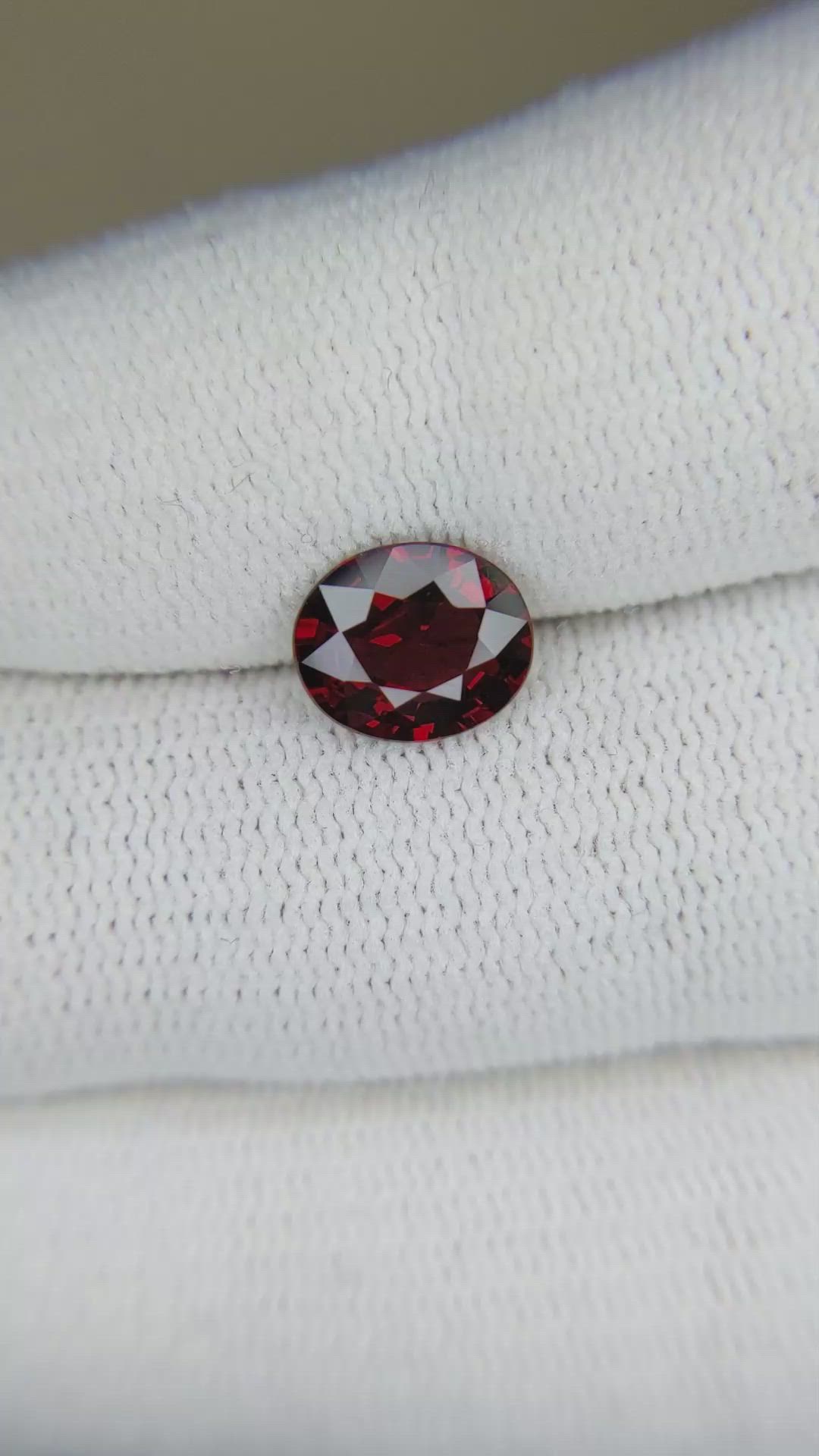 1.99 Ct. Garnet from Madagascar Size Video