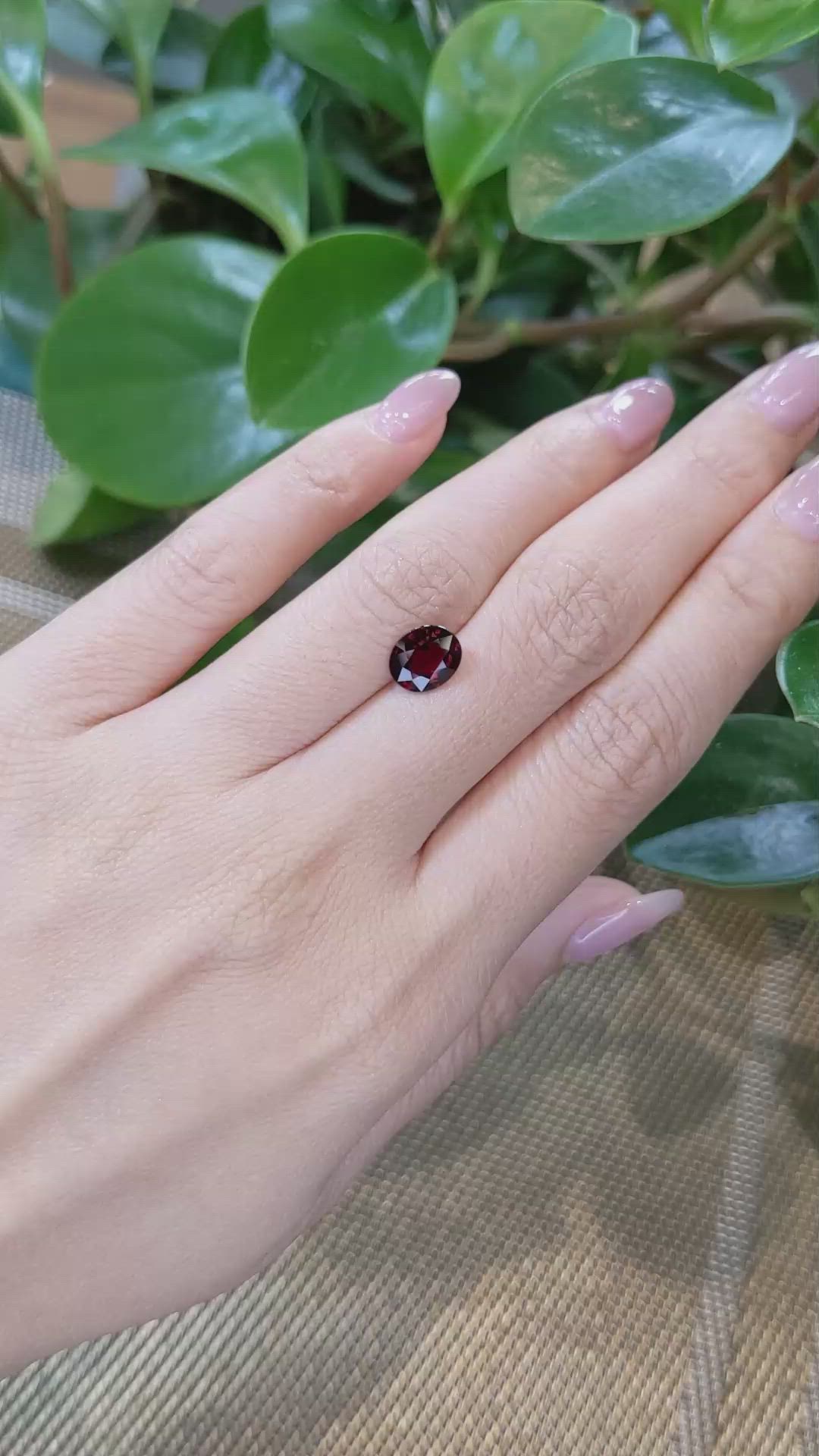 1.99 Ct. Garnet from Madagascar Size Video