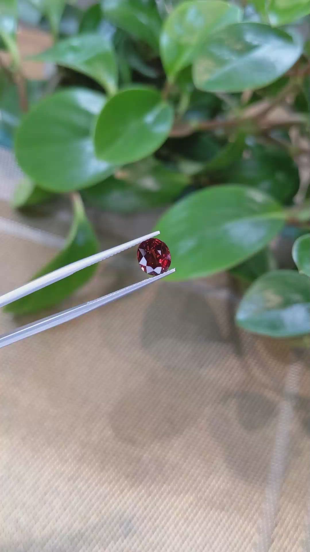 2.57 Ct. Garnet from Madagascar Size Video