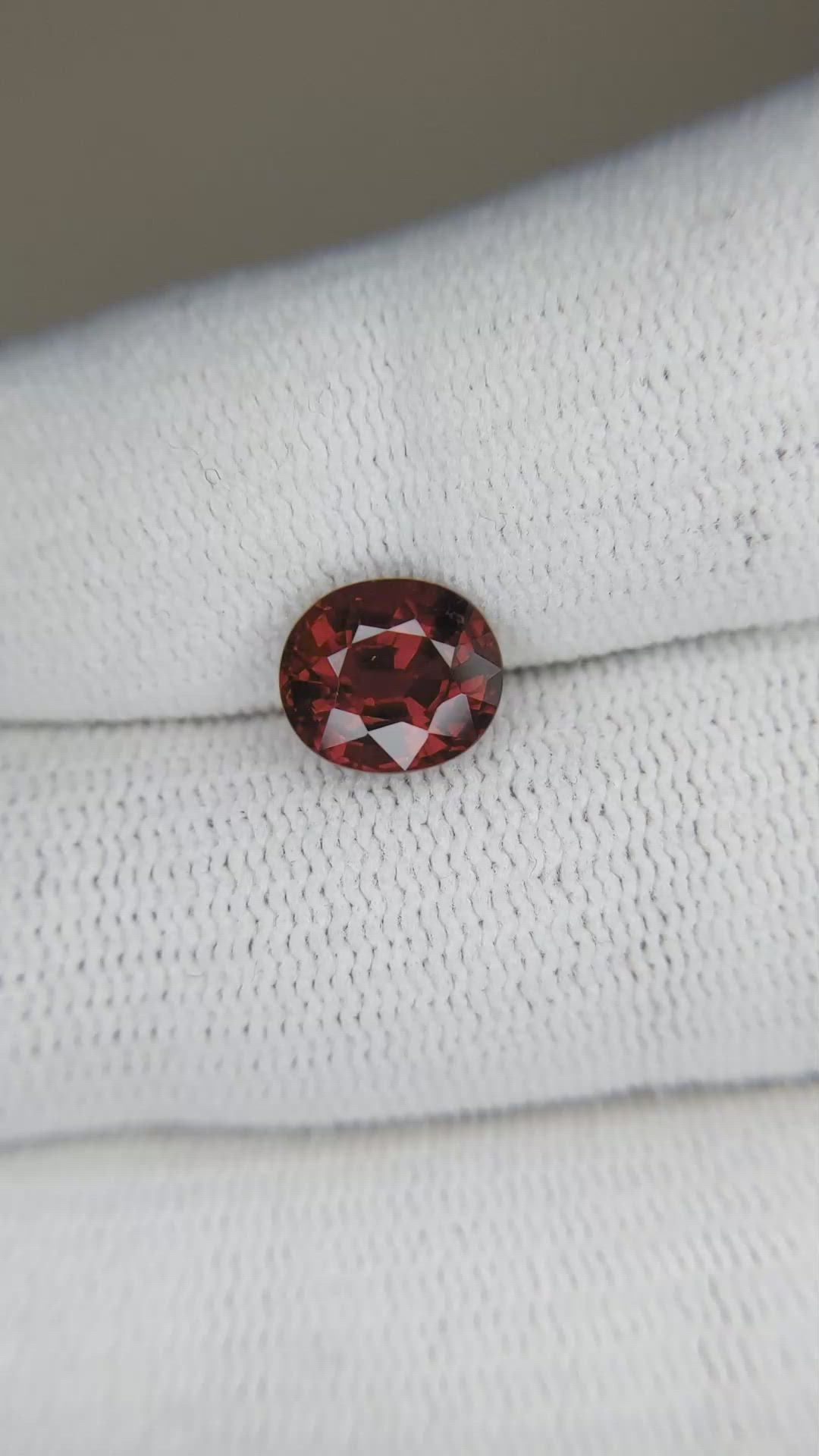 2.57 Ct. Garnet from Madagascar Size Video