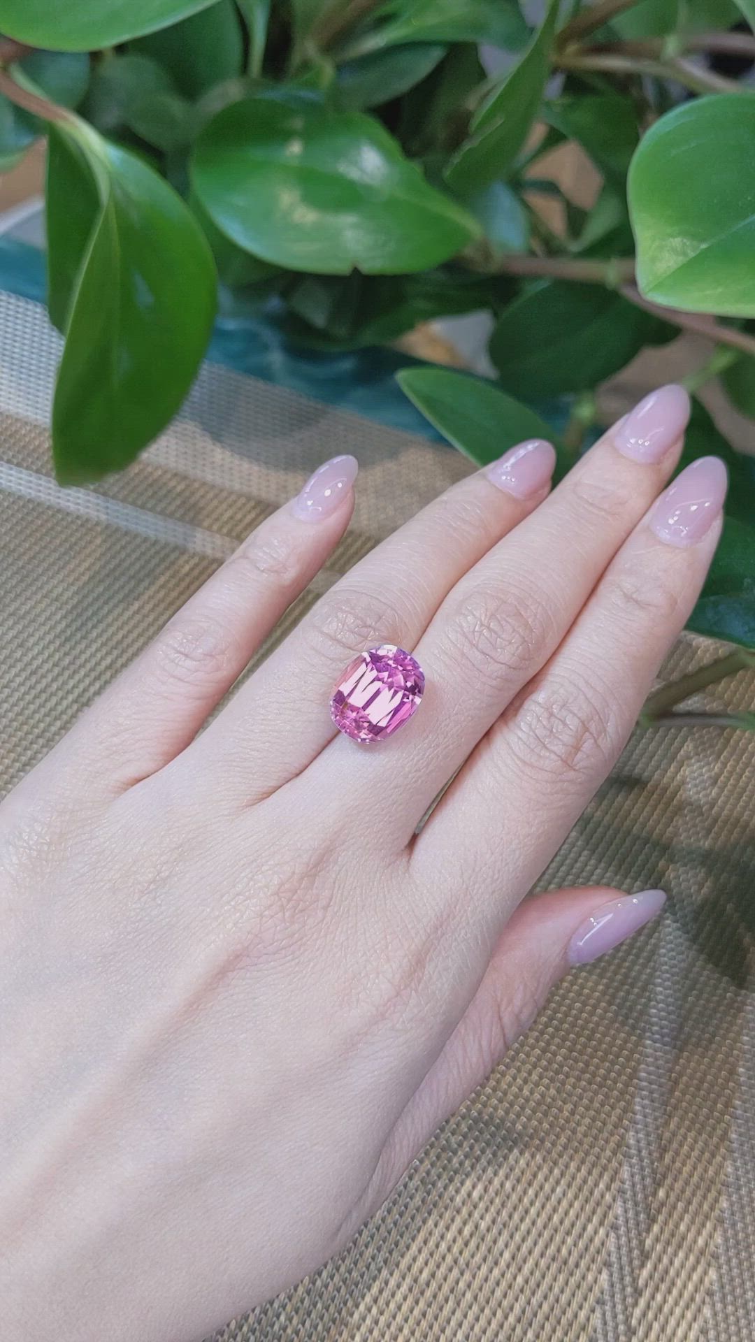 11.31 Ct. Pink Kunzite from Afghanistan Size Video