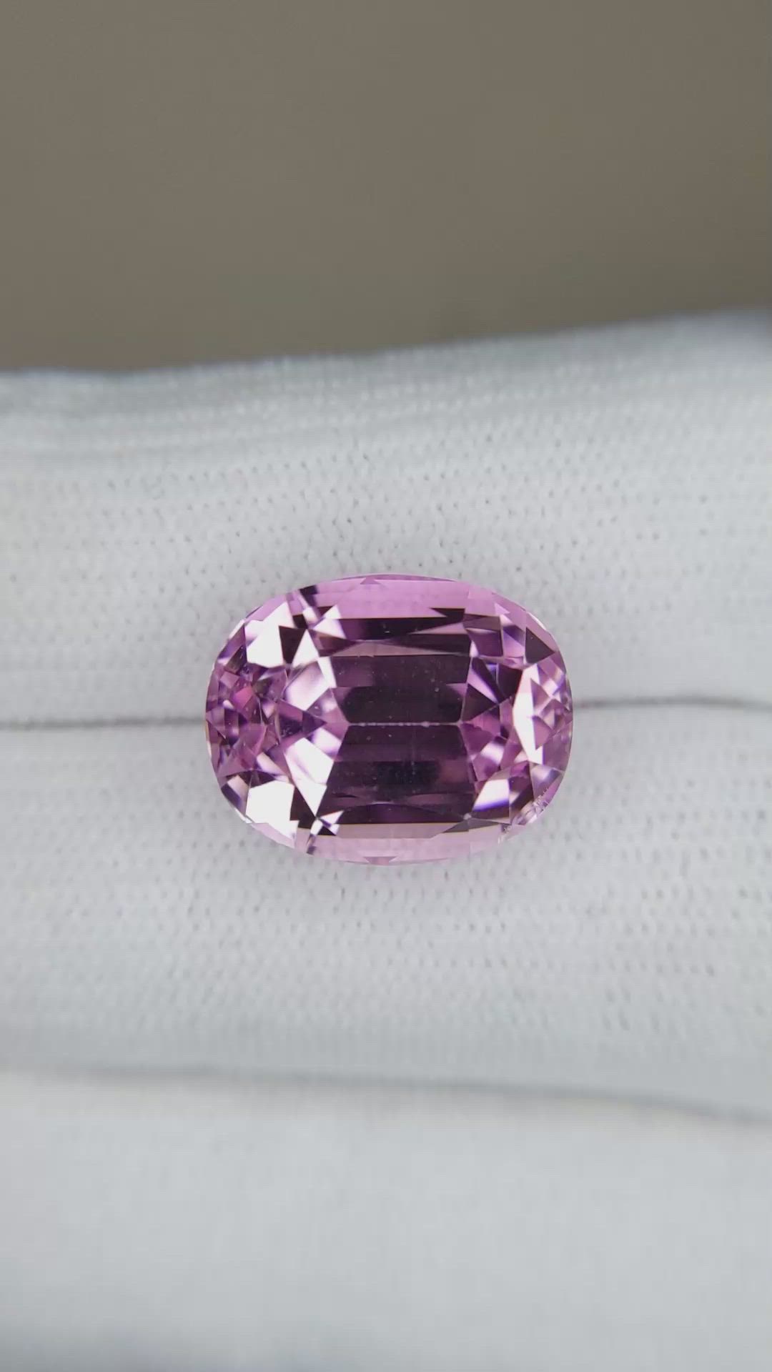 11.31 Ct. Kunzite from Afghanistan Size Video