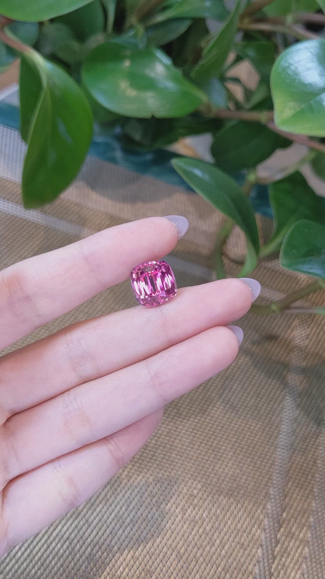 11.58 Ct. Pink Kunzite from Afghanistan Size Video