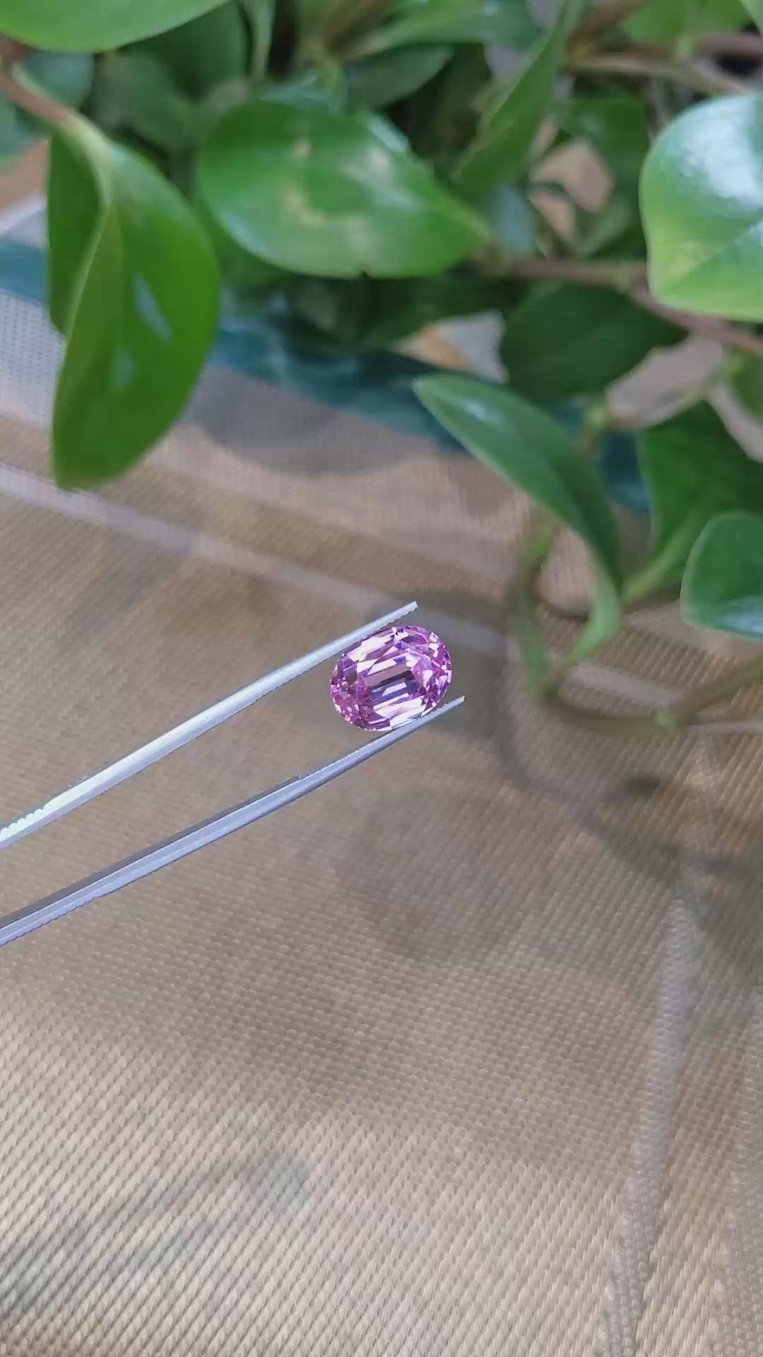 10.61 Ct. Kunzite from Afghanistan Size Video