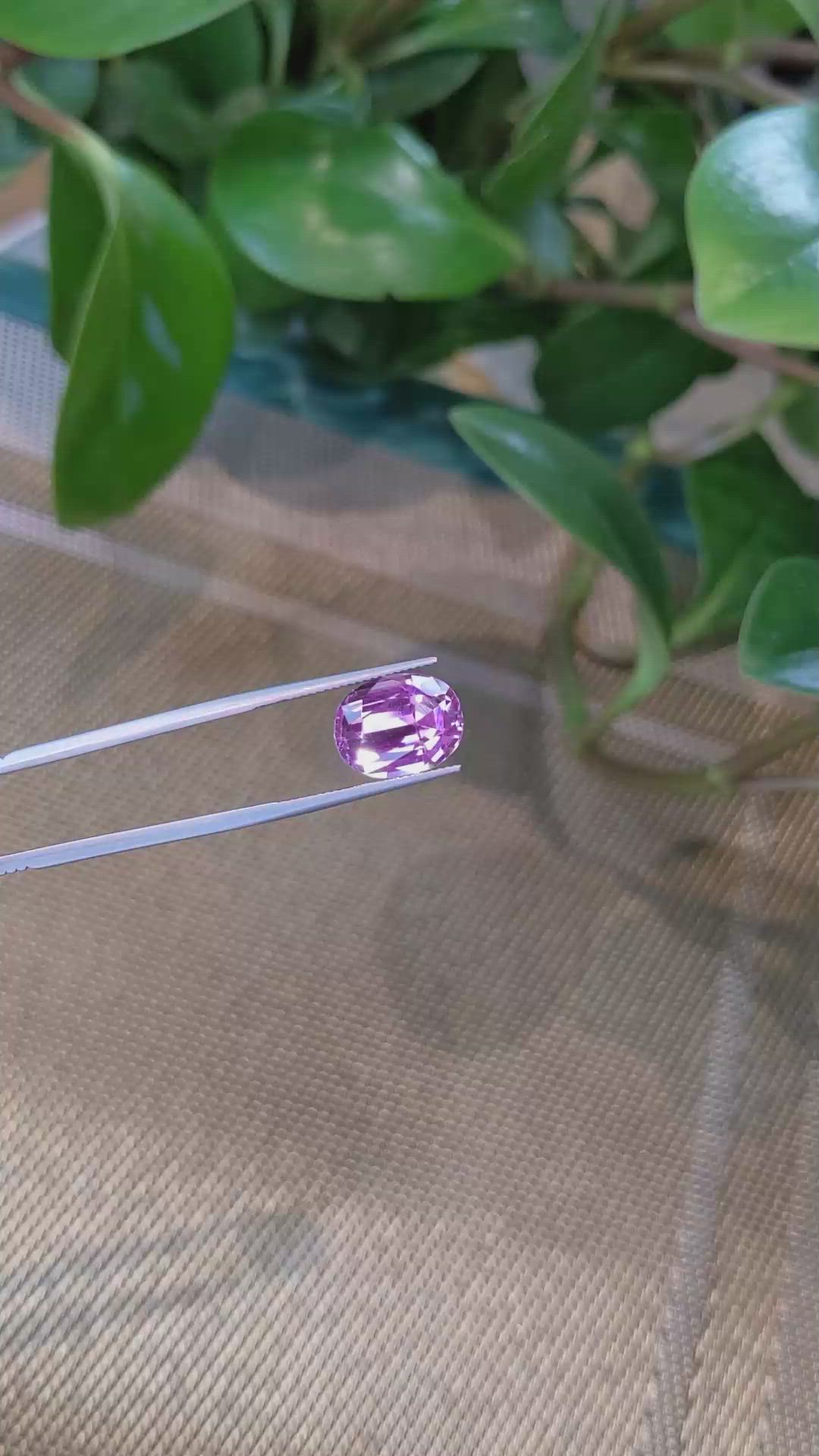 10.42 Ct. Kunzite from Afghanistan Size Video