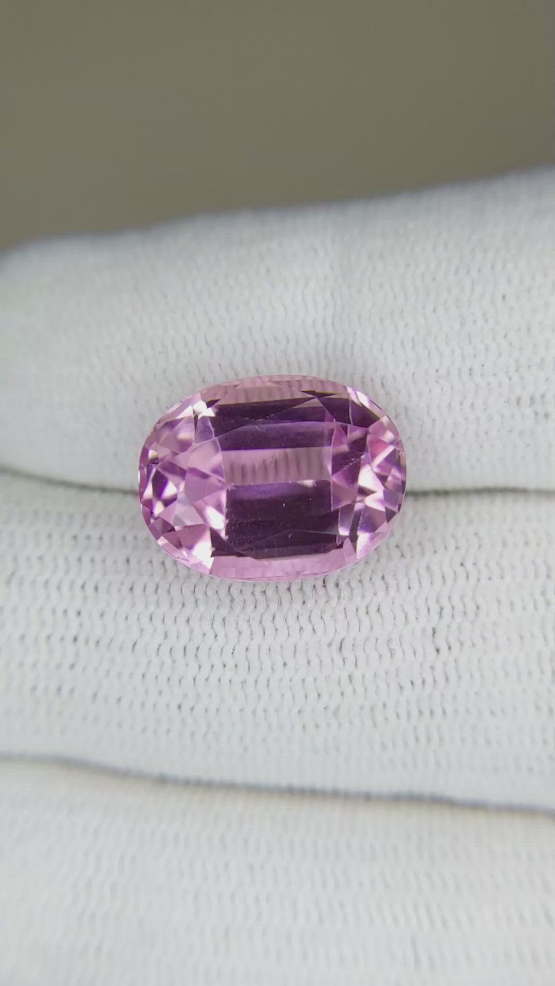 10.42 Ct. Kunzite from Afghanistan Size Video