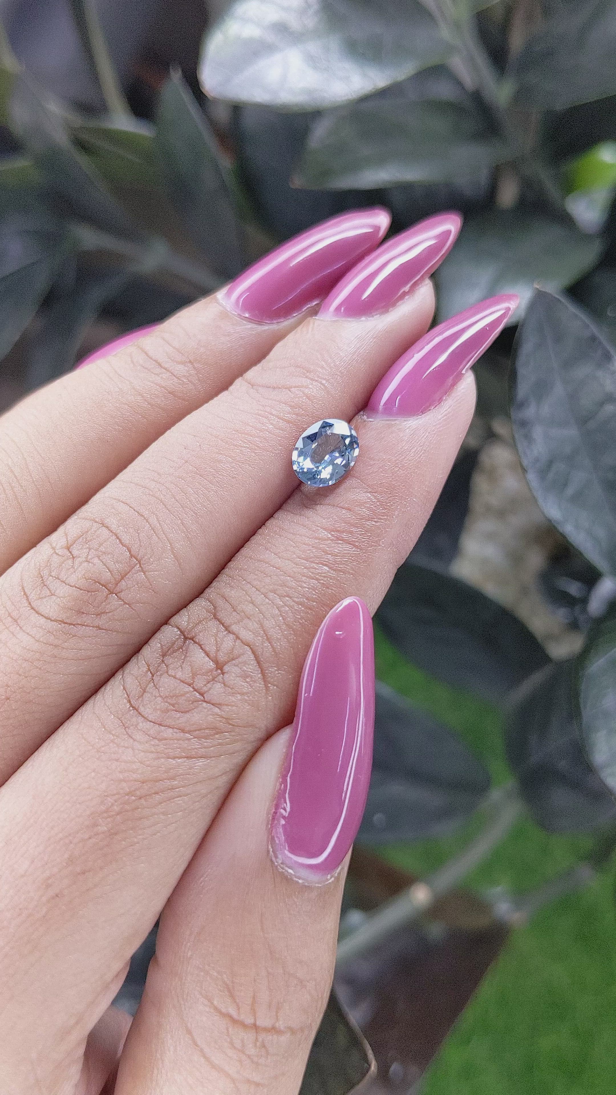 1.18 Ct. Spinel from Ceylon (Sri Lanka) Size Video