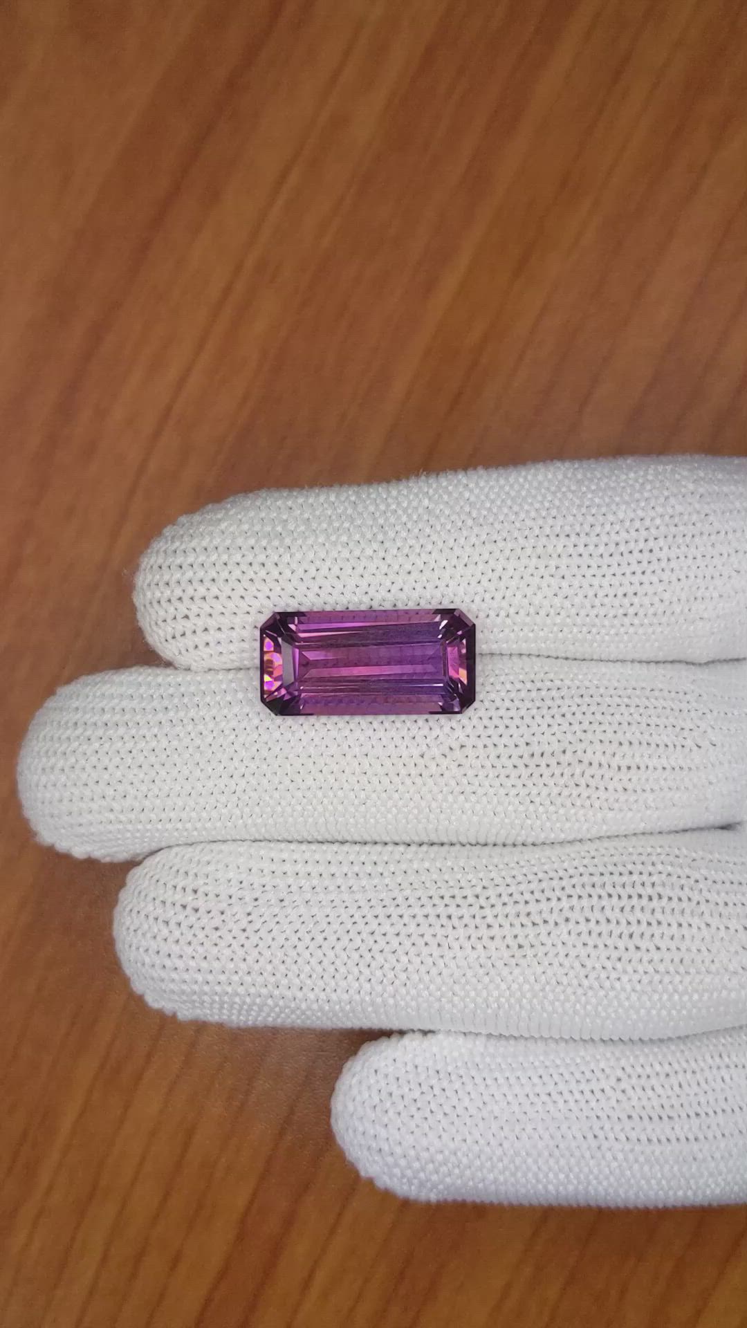 8.79 Ct. Ametrine from Ceylon (Sri Lanka) Size Video