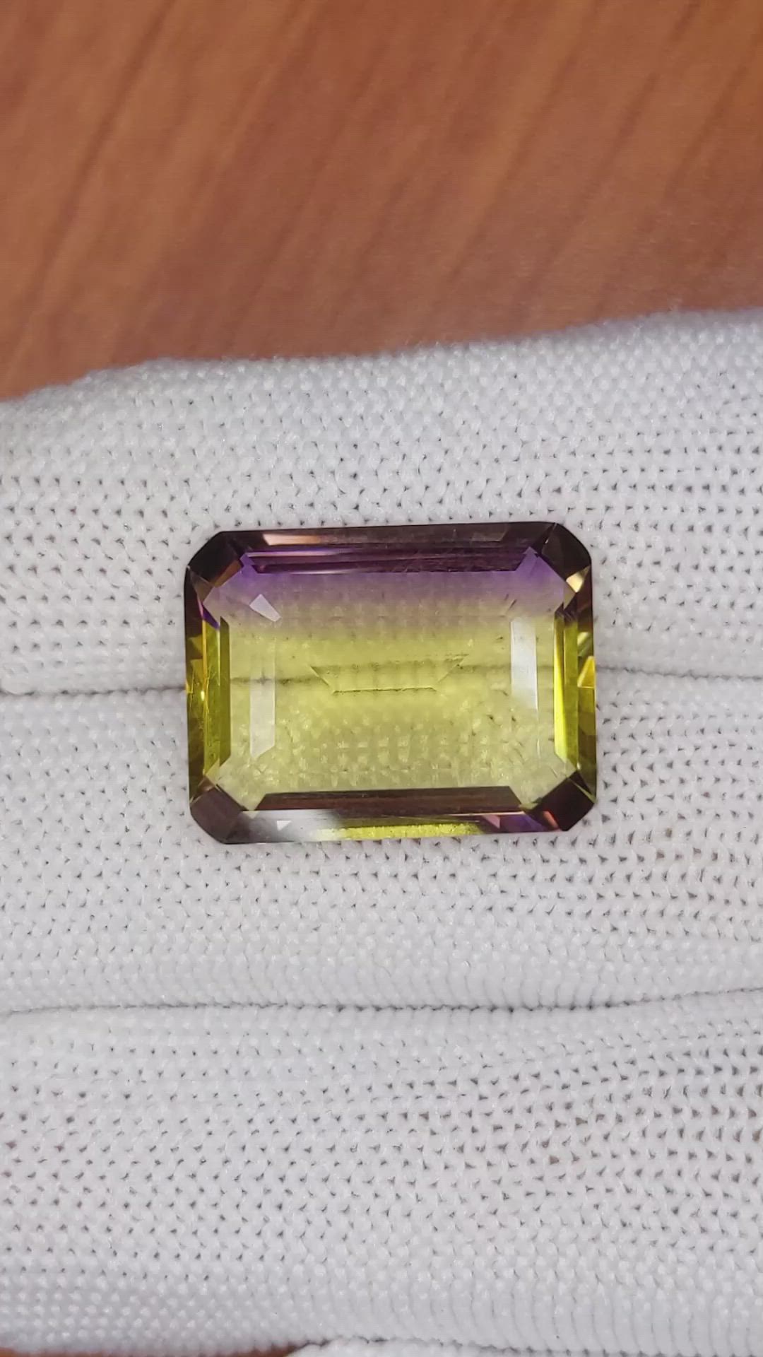 16.57 Ct. Ametrine from Ceylon (Sri Lanka) Size Video