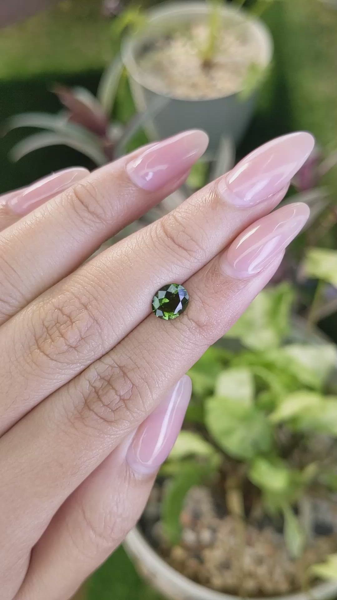 1.07 Ct. Tourmaline from Ceylon (Sri Lanka) Size Video