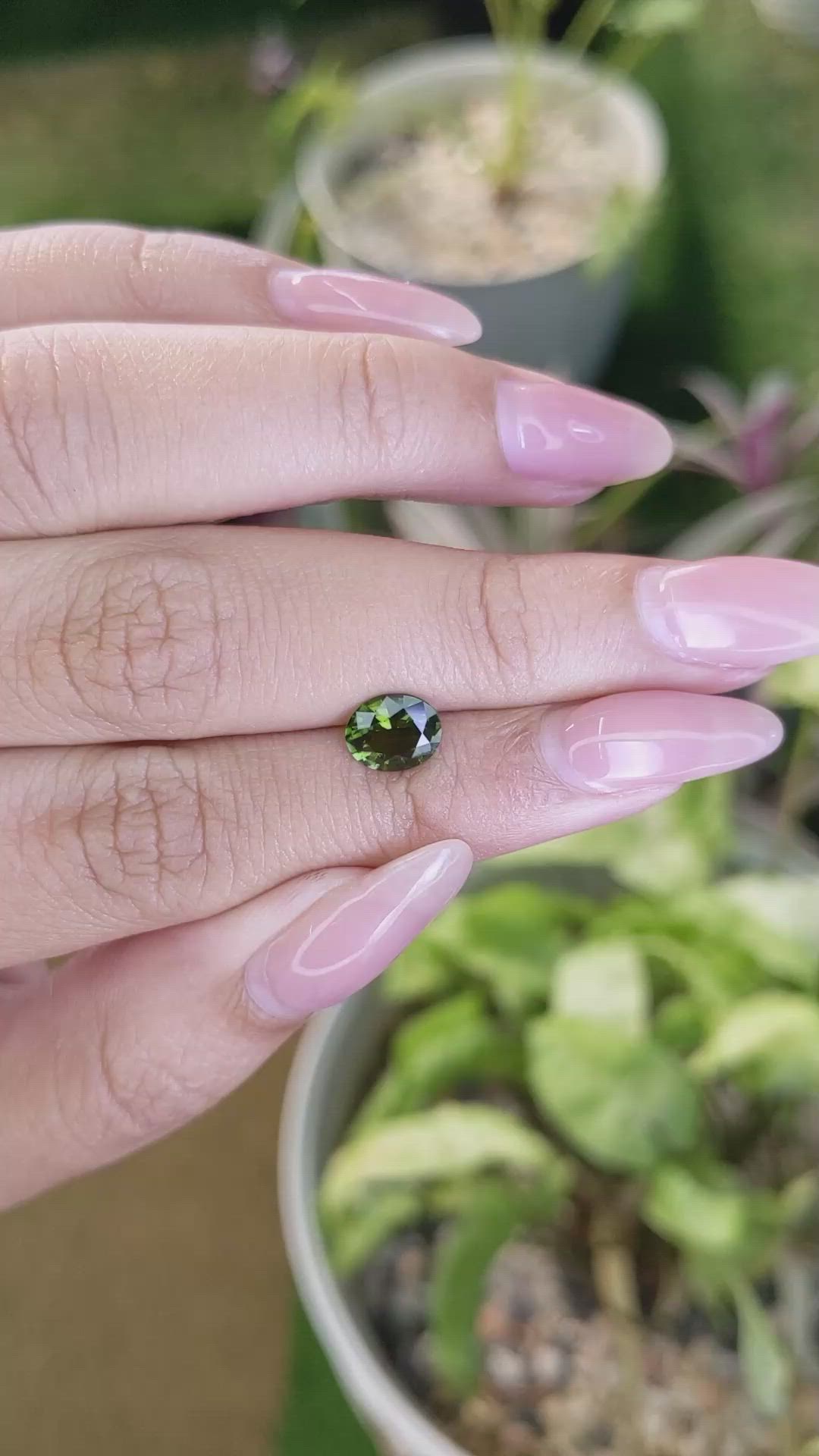 1.07 Ct. Tourmaline from Ceylon (Sri Lanka) Size Video