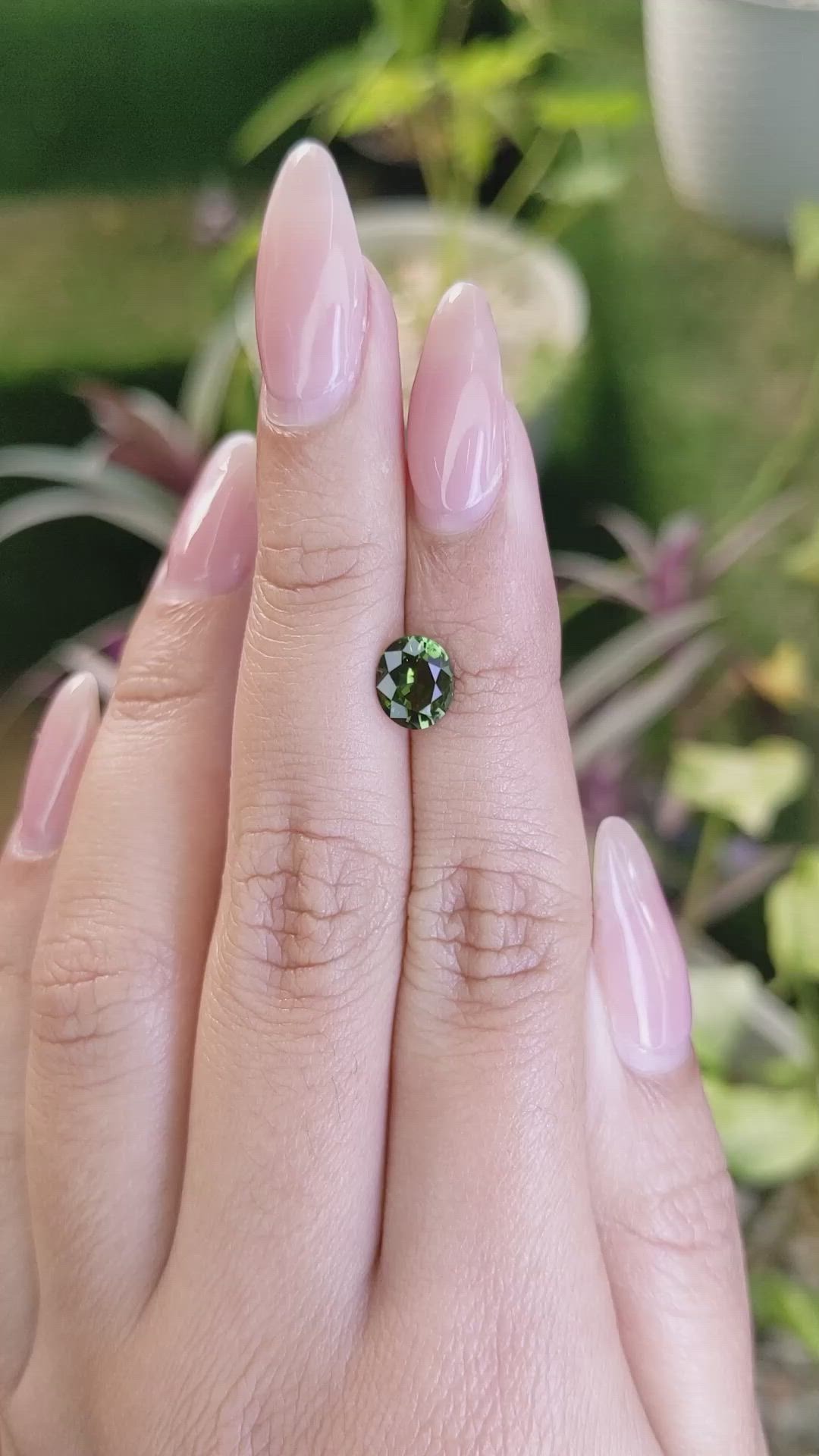 1.07 Ct. Tourmaline from Ceylon (Sri Lanka) Size Video