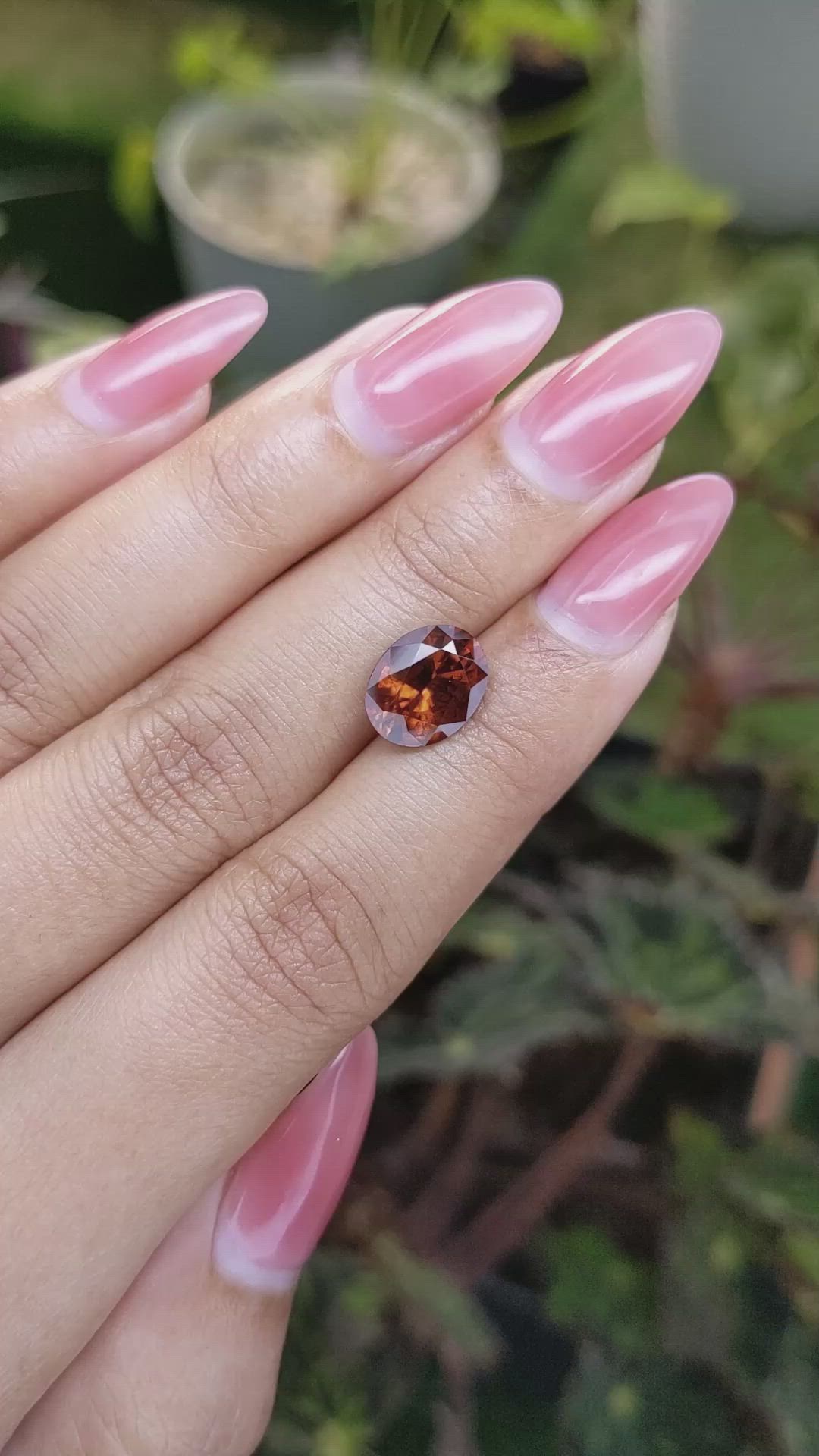 3.23 Ct. Hessonite Garnet from Madagascar Size Video