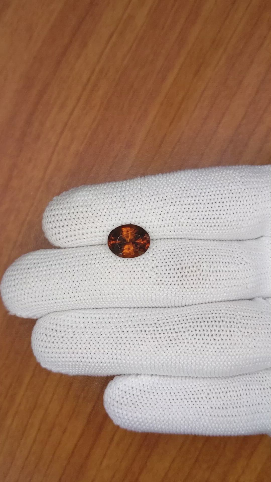 3.23 Ct. Hessonite Garnet from Madagascar Size Video