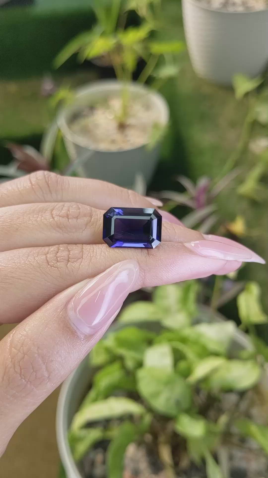 9.22 Ct. Iolite from Ceylon (Sri Lanka) Size Video