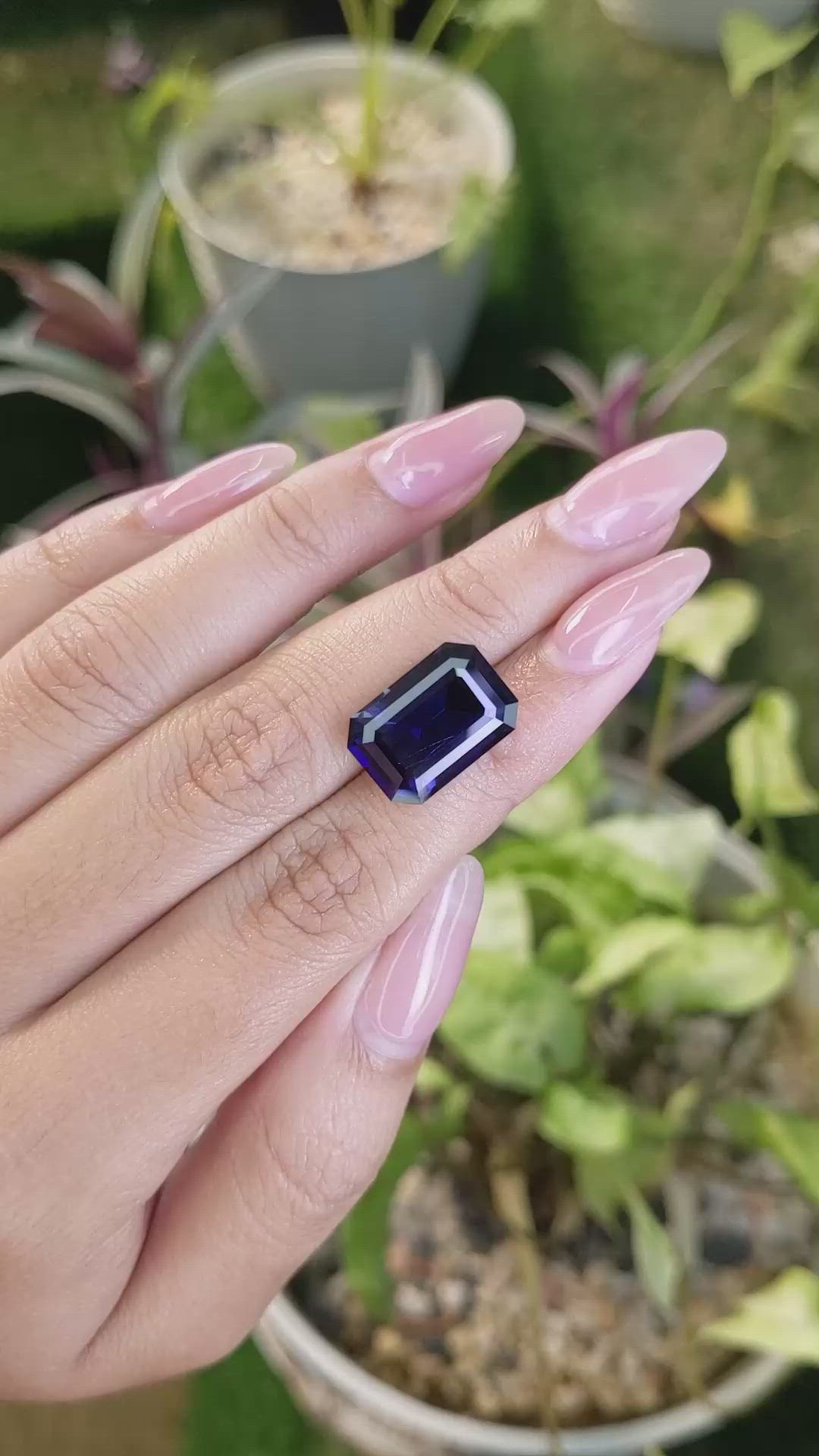 9.22 Ct. Iolite from Ceylon (Sri Lanka) Size Video