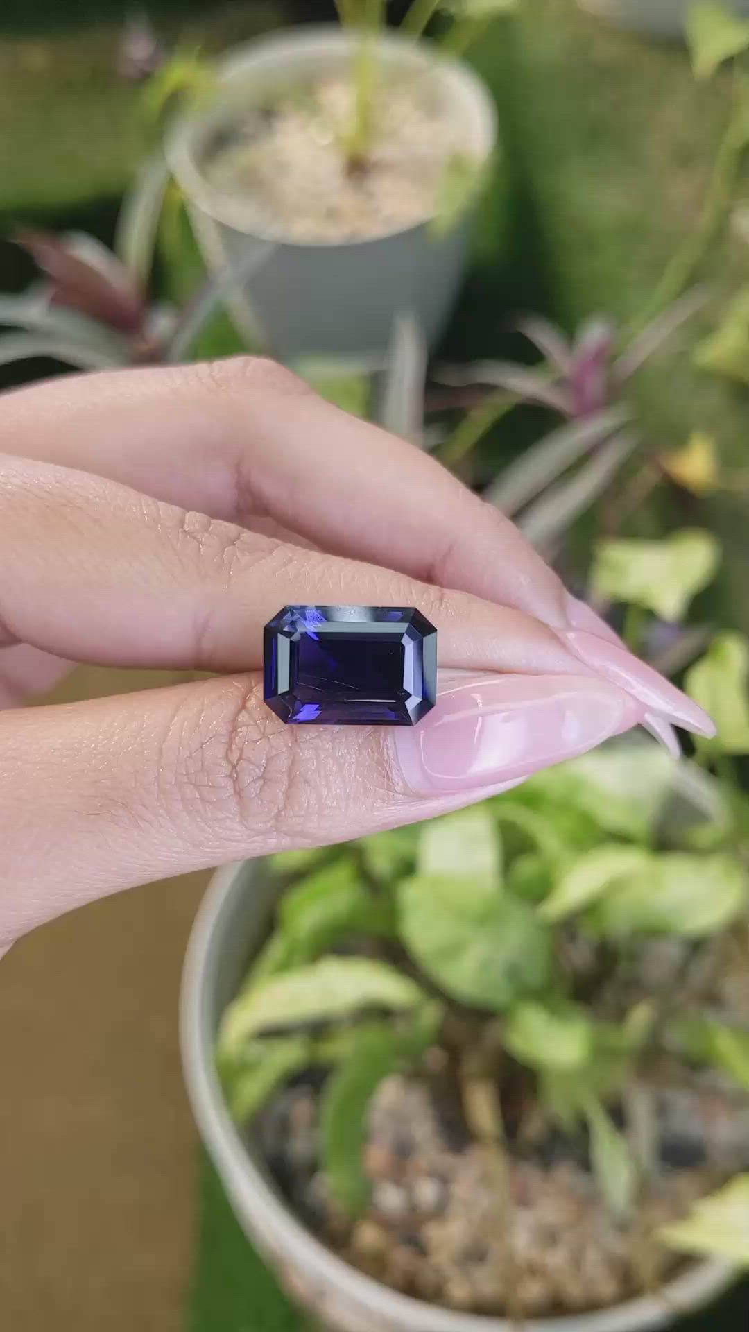 9.22 Ct. Iolite from Ceylon (Sri Lanka) Size Video