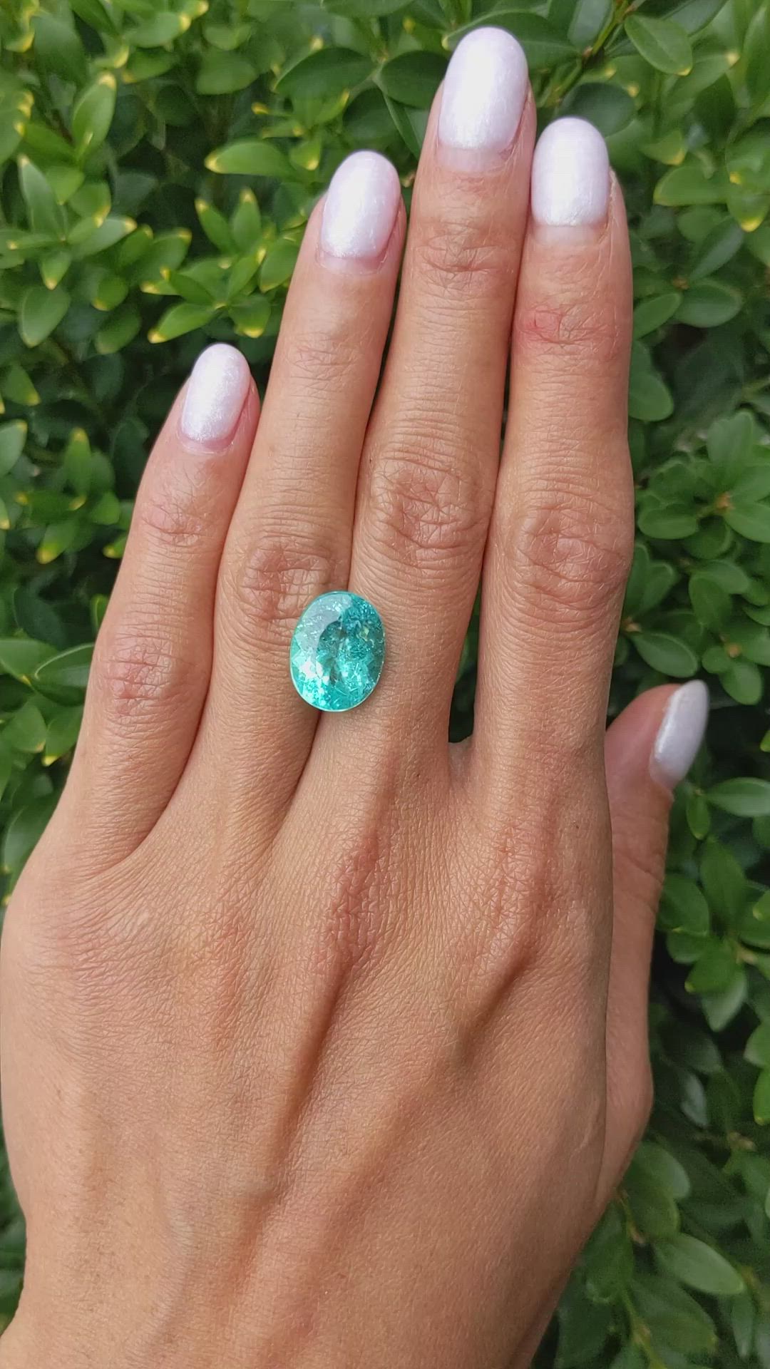 7.26 Ct. Paraiba Tourmaline from Mozambique Size Video
