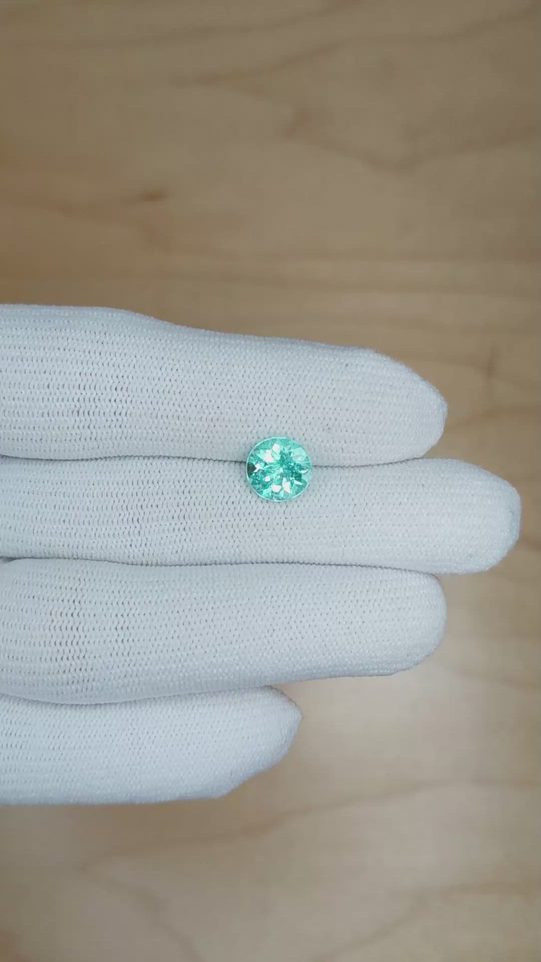 1.89 Ct. Paraiba Tourmaline from Mozambique Size Video