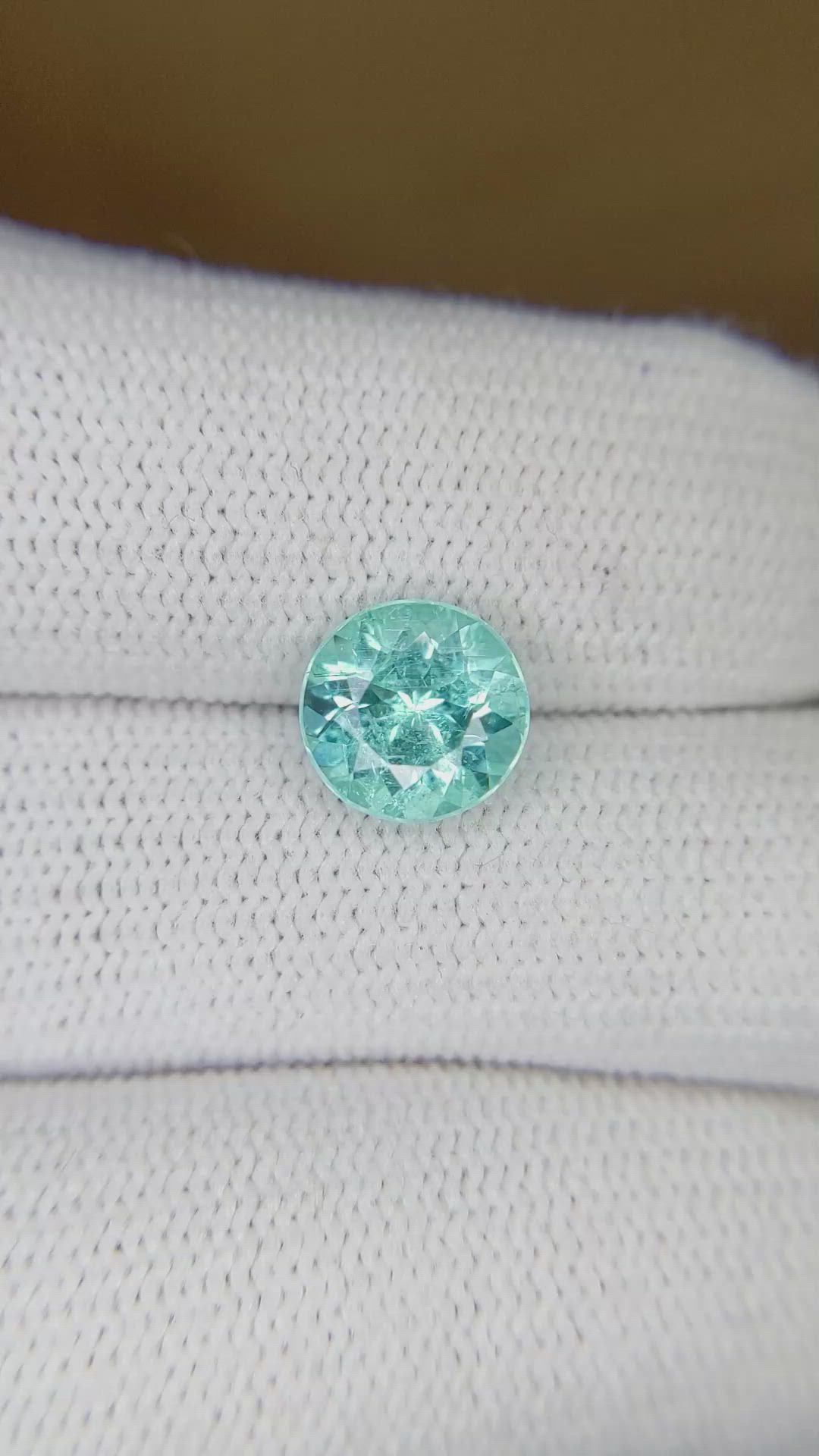 1.89 Ct. Paraiba Tourmaline from Mozambique Size Video
