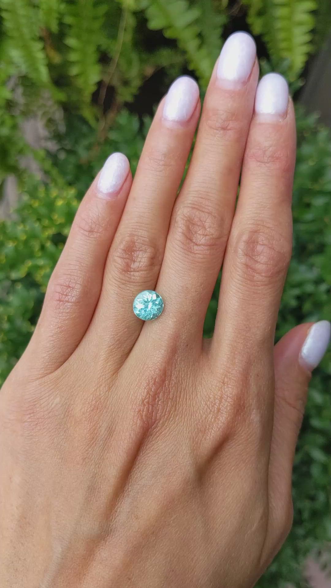 1.89 Ct. Paraiba Tourmaline from Mozambique Size Video