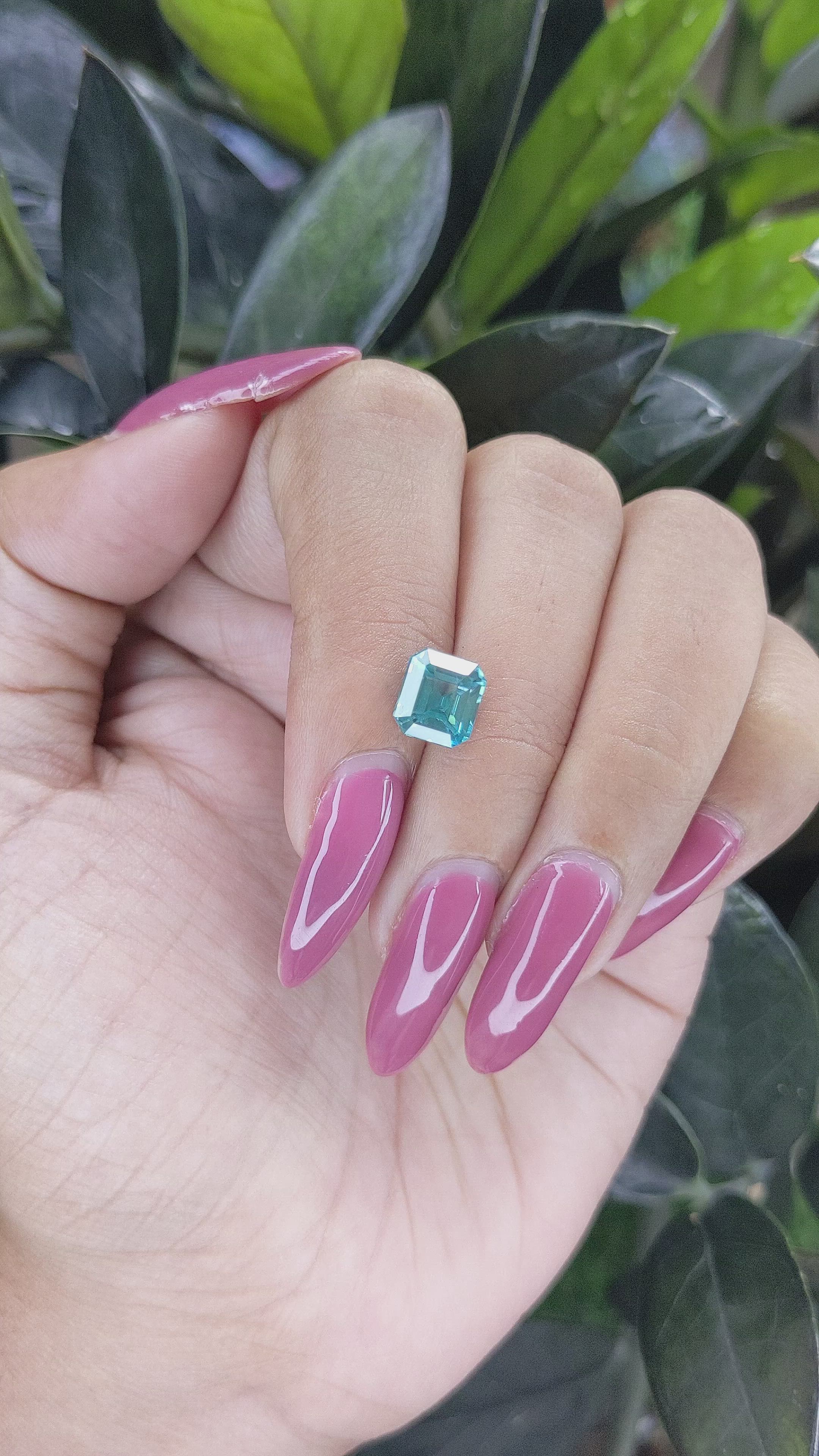 3.44 Ct. Zircon from Cambodia Size Video