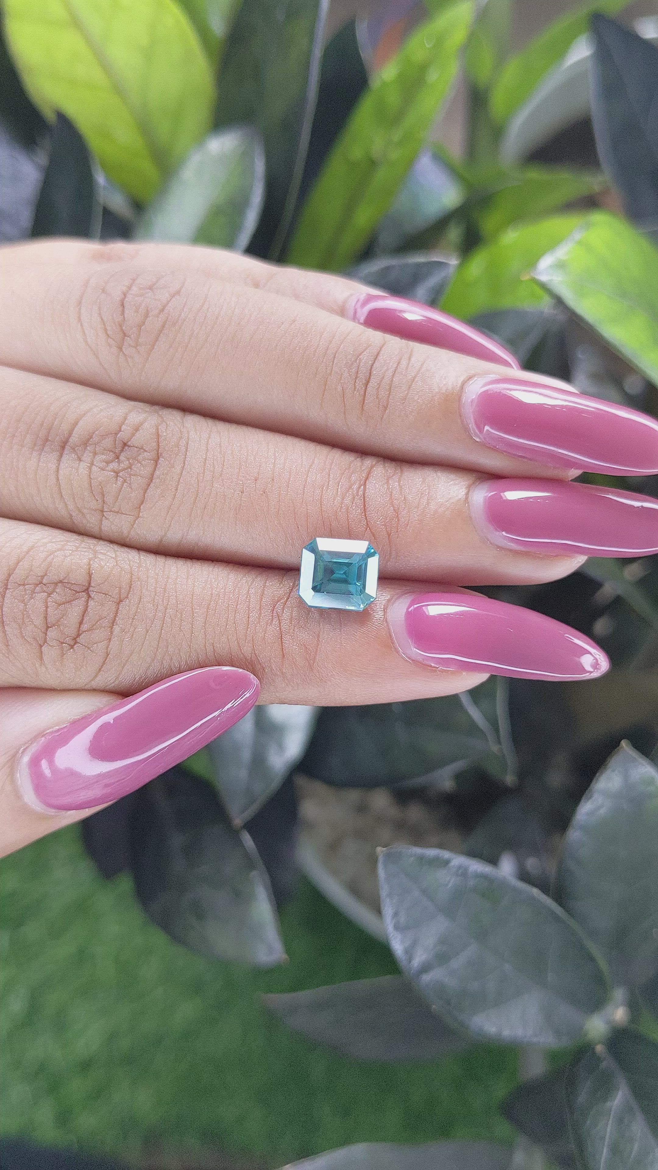 3.44 Ct. Zircon from Cambodia Size Video