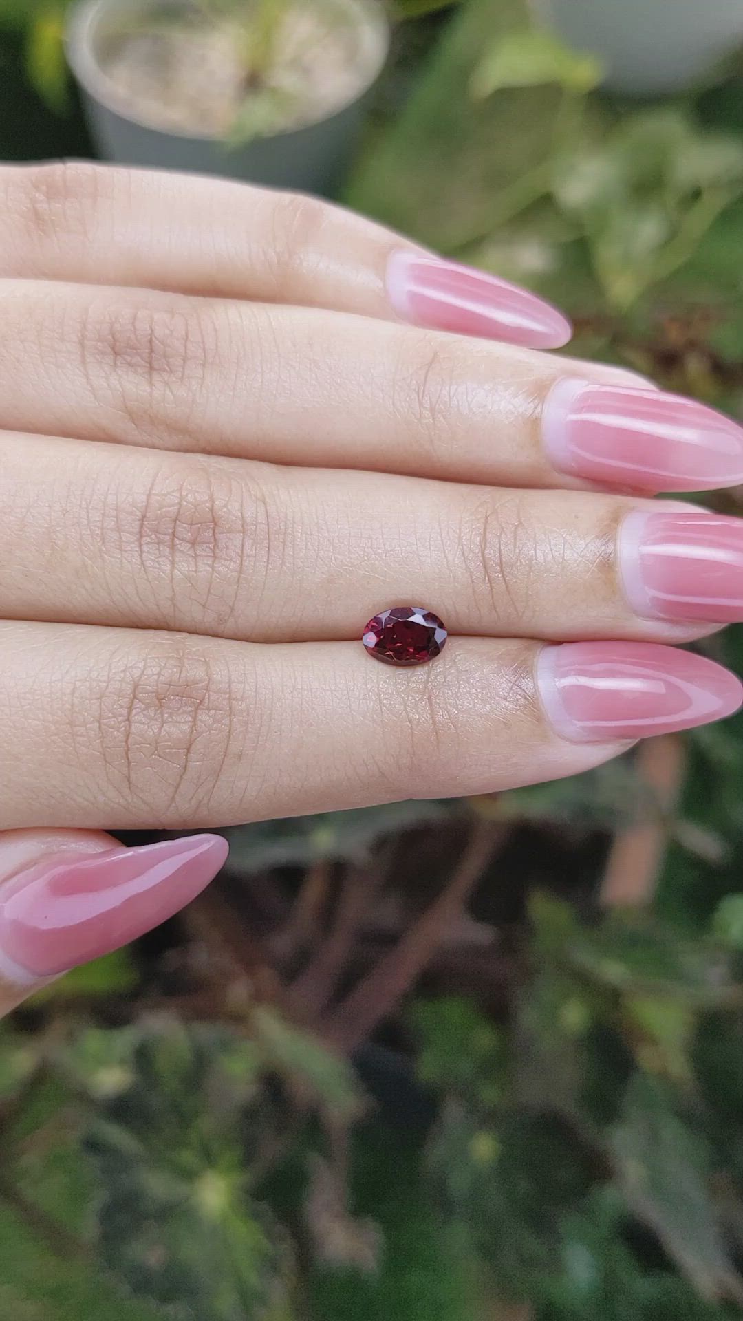 1.05 Ct. White Opal from Ceylon (Sri Lanka) Size Video