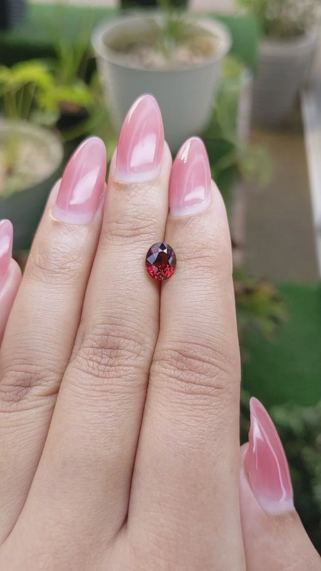 1.68 Ct. White Opal from Ceylon (Sri Lanka) Size Video