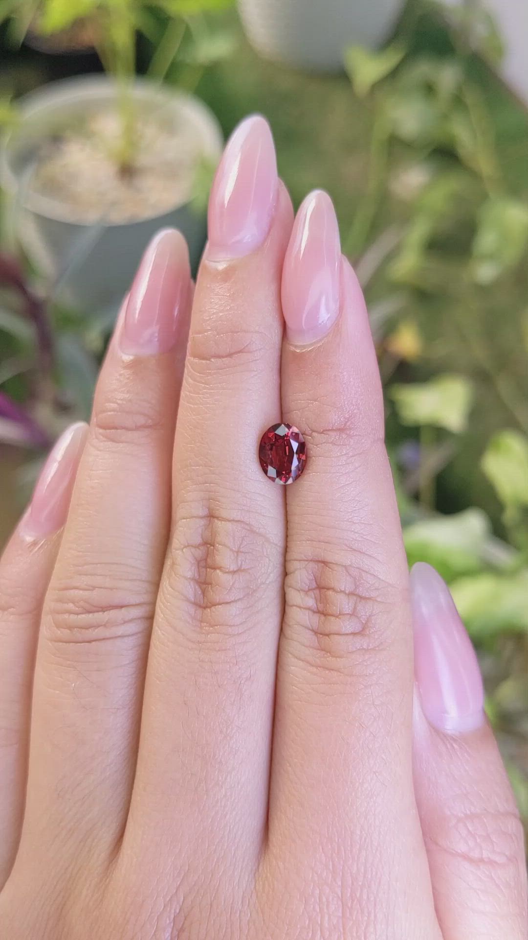 1.47 Ct. White Opal from Ceylon (Sri Lanka) Size Video