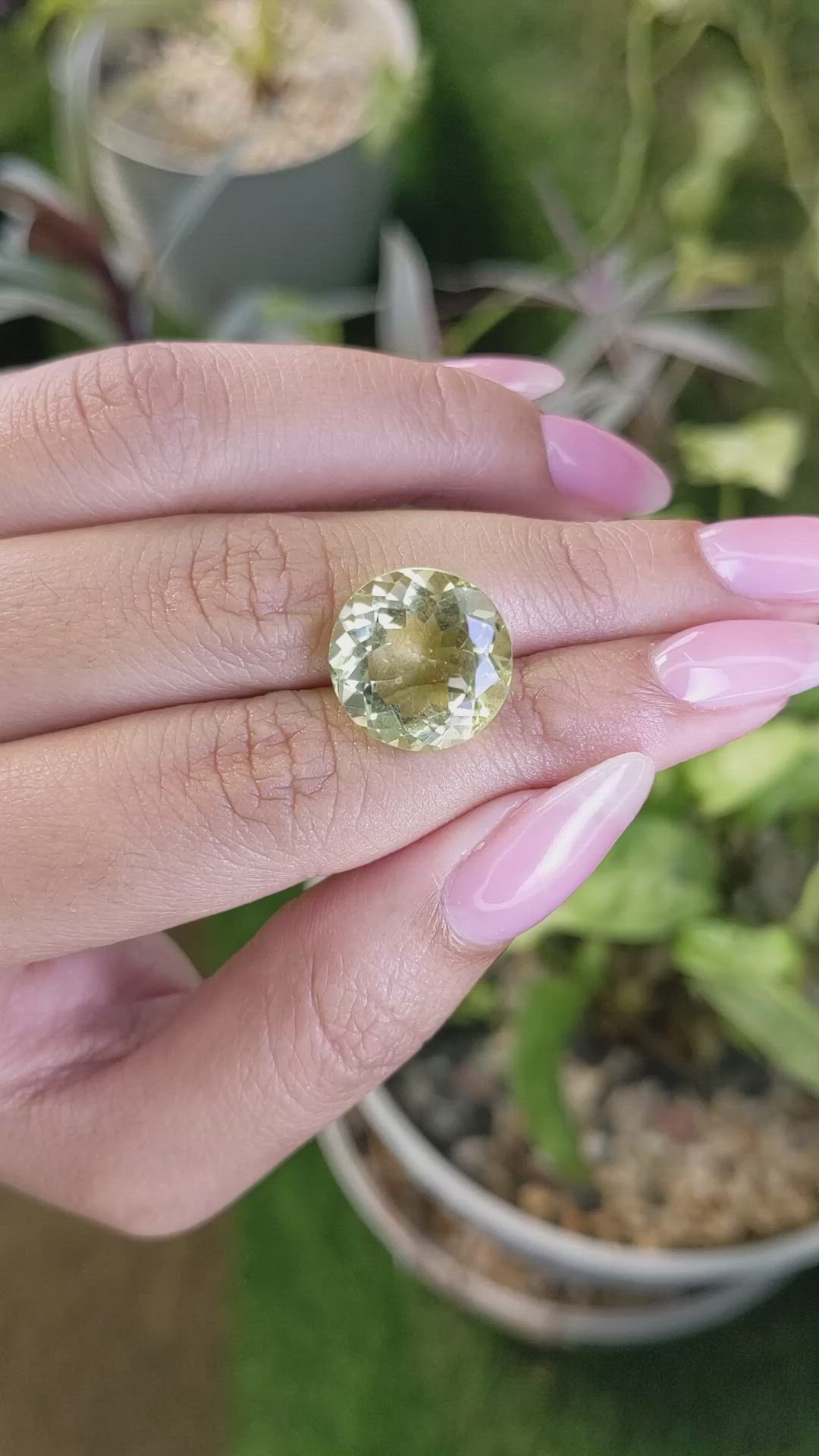 10.83 Ct. White Opal from Russia Size Video