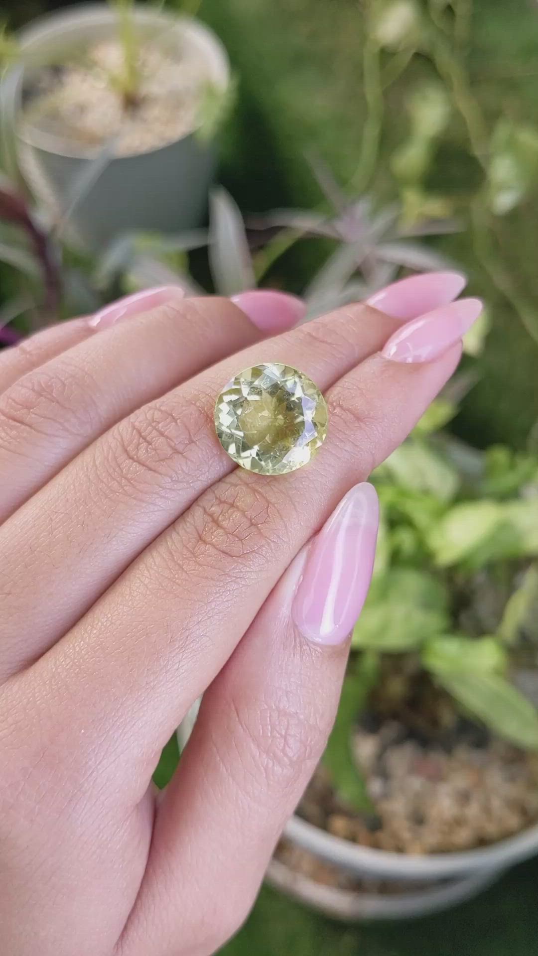 10.83 Ct. White Opal from Russia Size Video