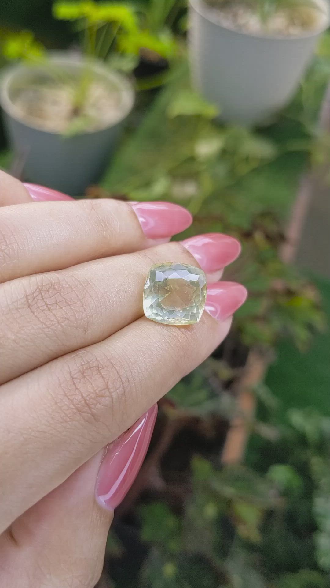 9.26 Ct. White Opal from Russia Size Video