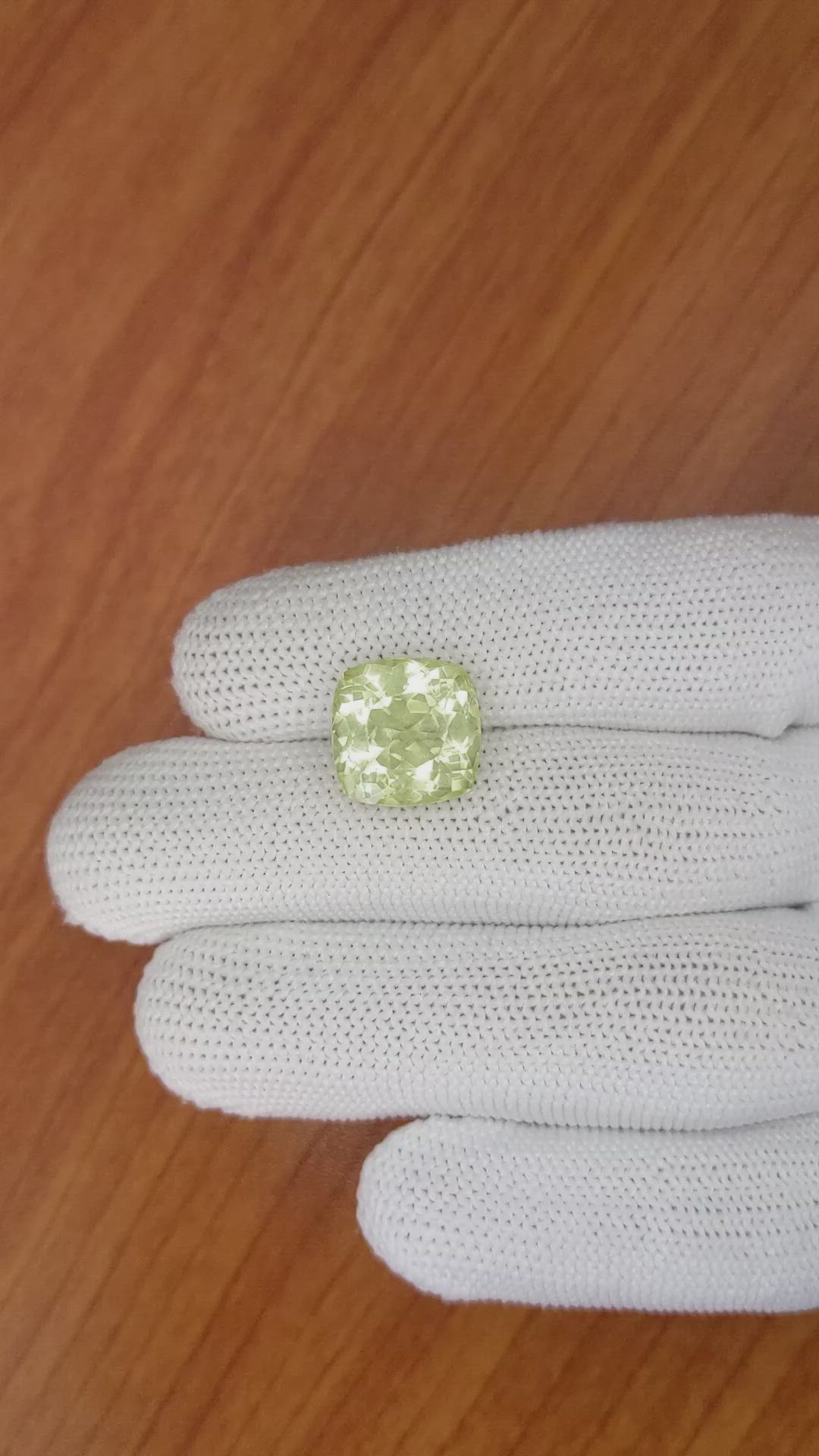 9.26 Ct. White Opal from Russia Size Video