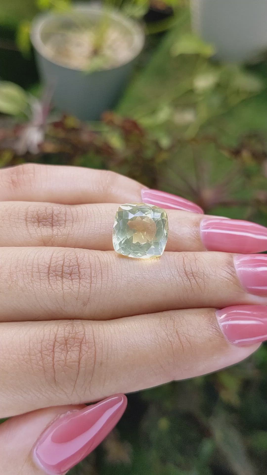9.26 Ct. White Opal from Russia Size Video