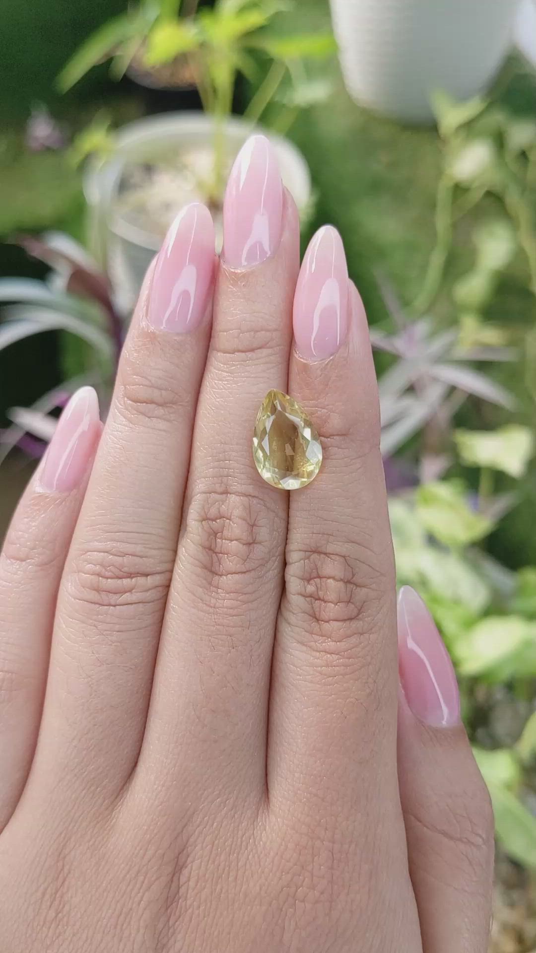 4.53 Ct. White Opal from Russia Size Video