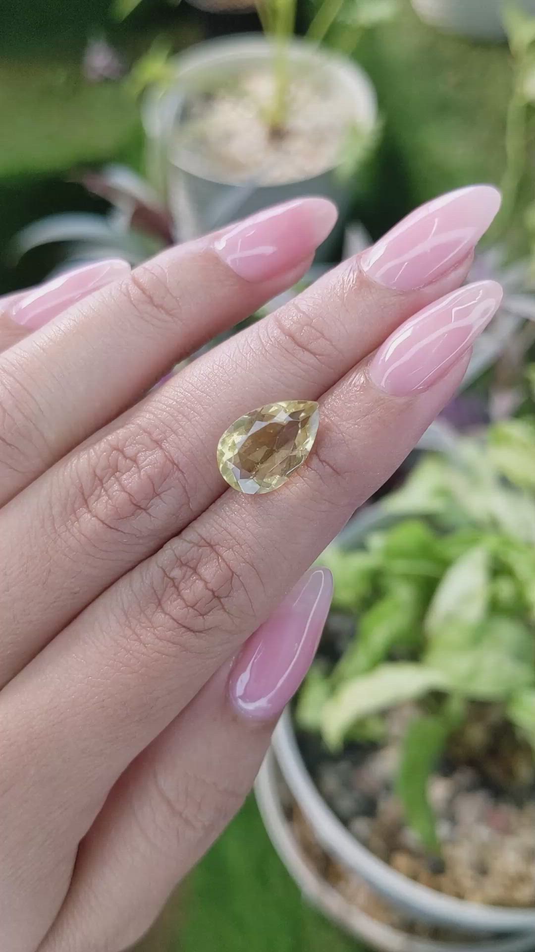 4.53 Ct. White Opal from Russia Size Video