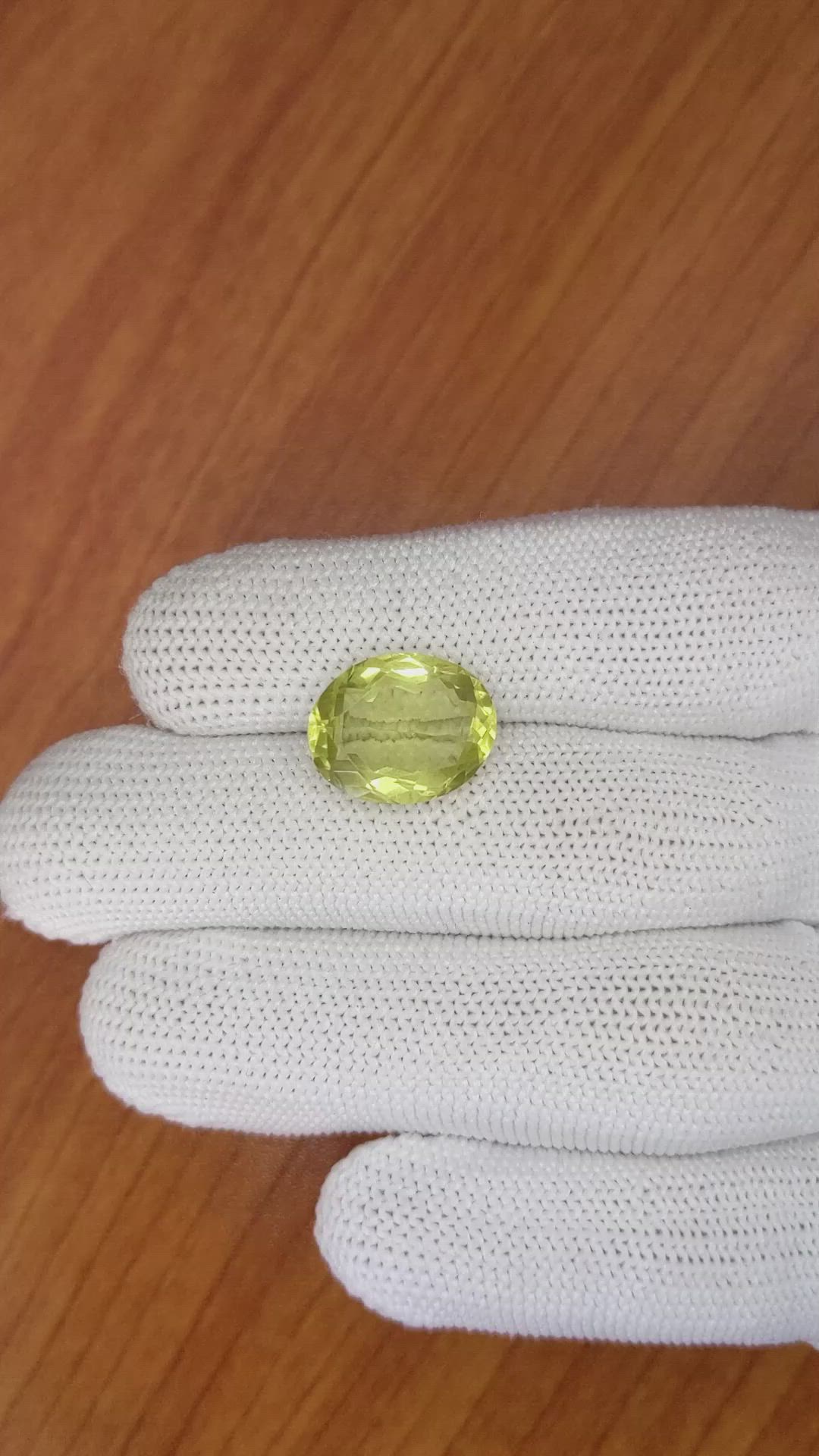 7.26 Ct. White Opal from Russia Size Video