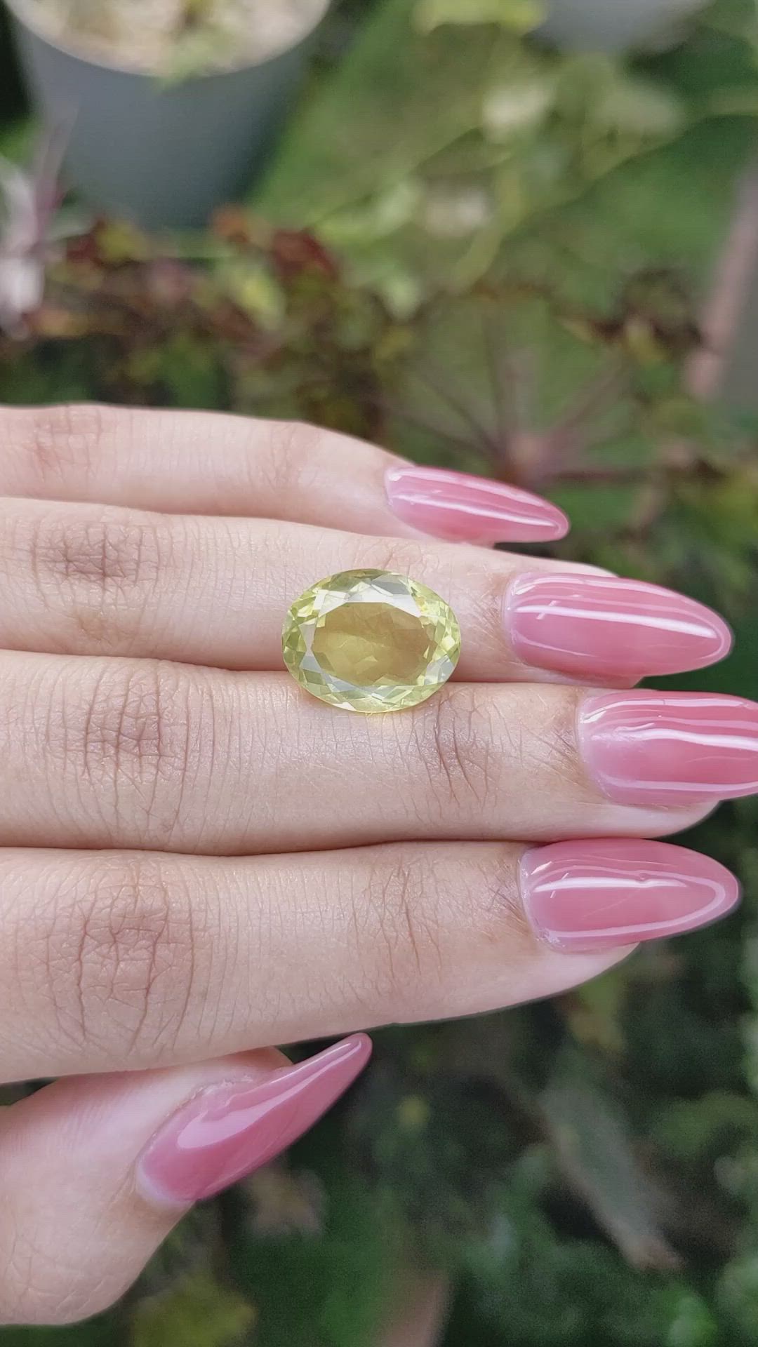 7.26 Ct. White Opal from Russia Size Video