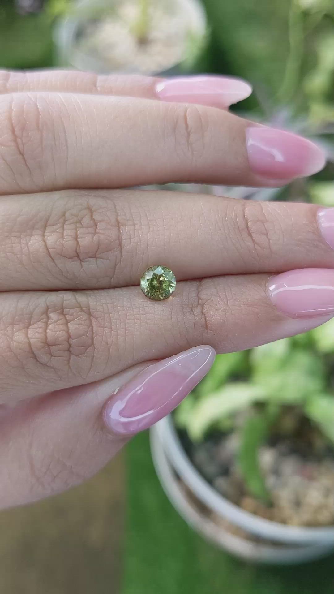 1.03 Ct. White Opal from Ceylon (Sri Lanka) Size Video