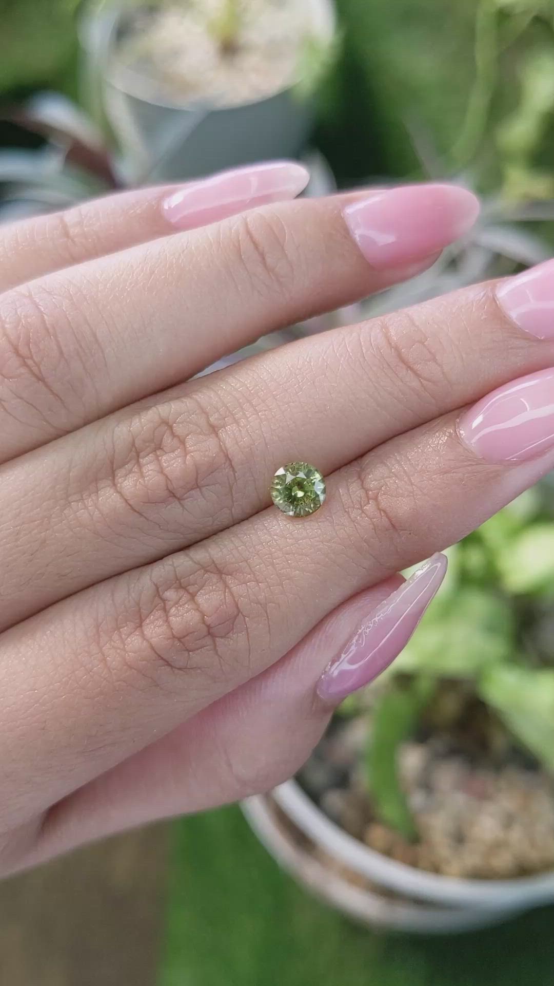 1.03 Ct. White Opal from Ceylon (Sri Lanka) Size Video