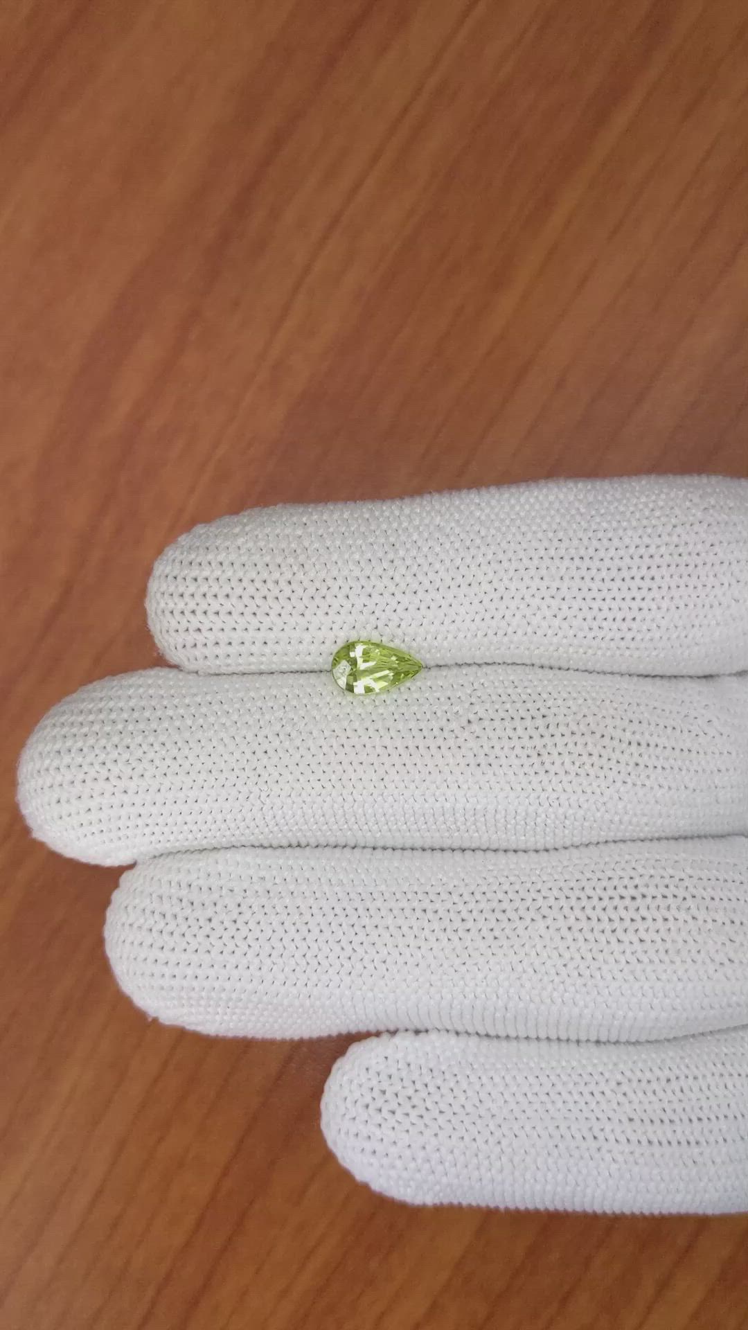 1.03 Ct. White Opal from Ceylon (Sri Lanka) Size Video